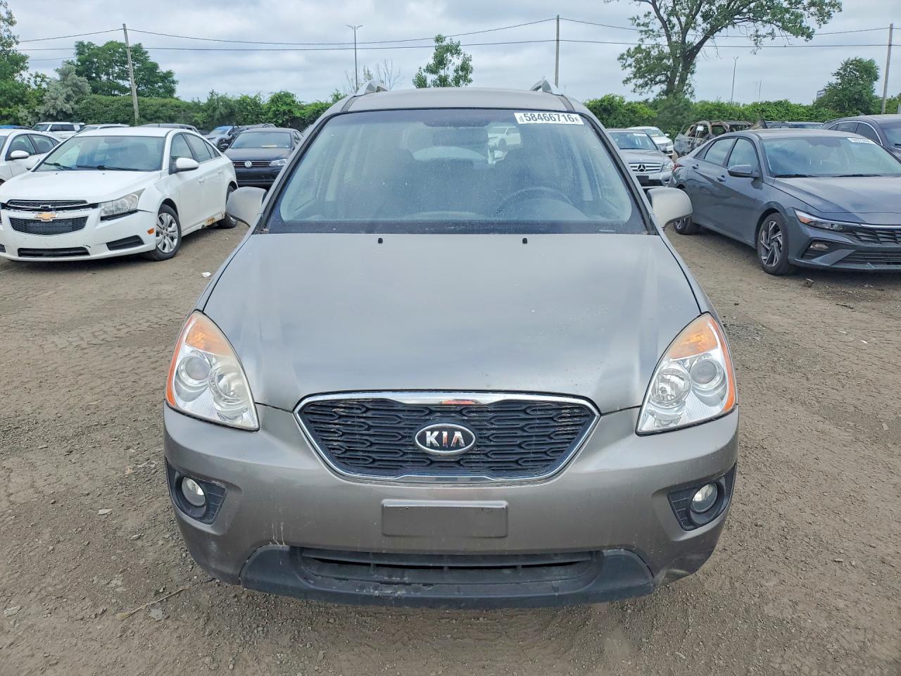 2012 Kia Rondo Серый vin: KNAHH8C83C7379144