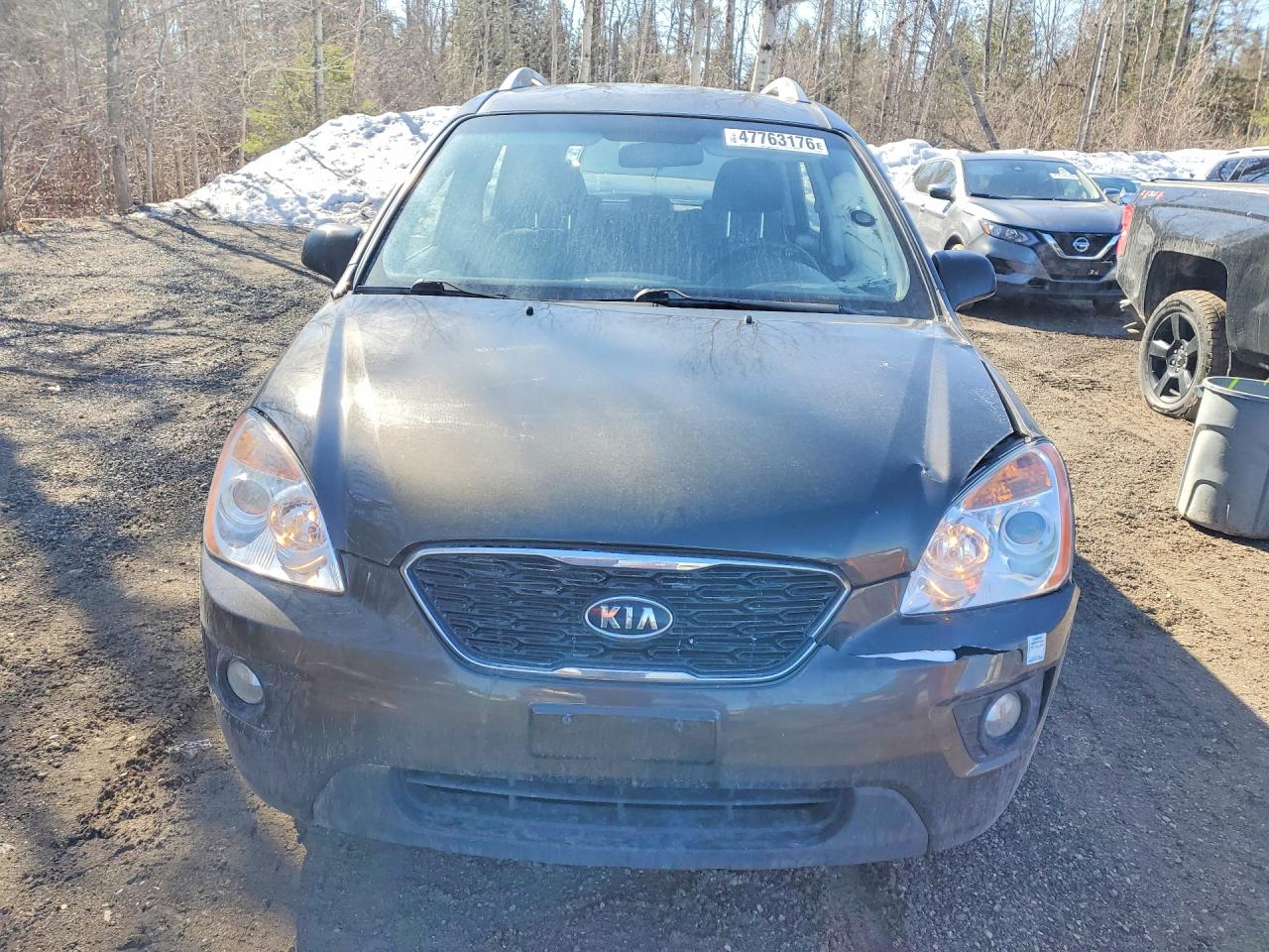 2011 Kia Rondo Серый vin: KNAHH8C87B7364077