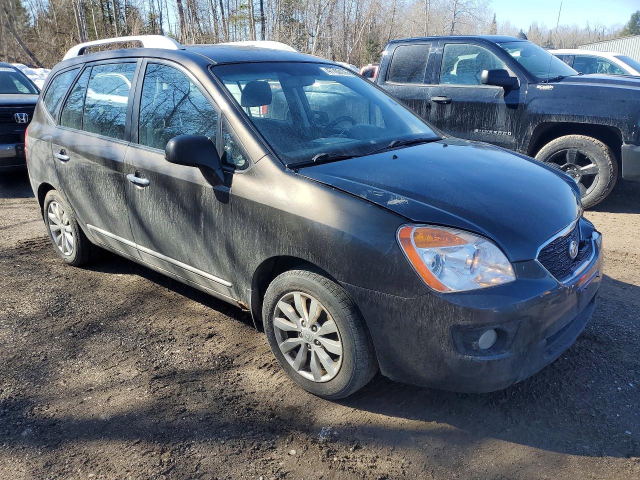 2011 Kia Rondo Серый vin: KNAHH8C87B7364077