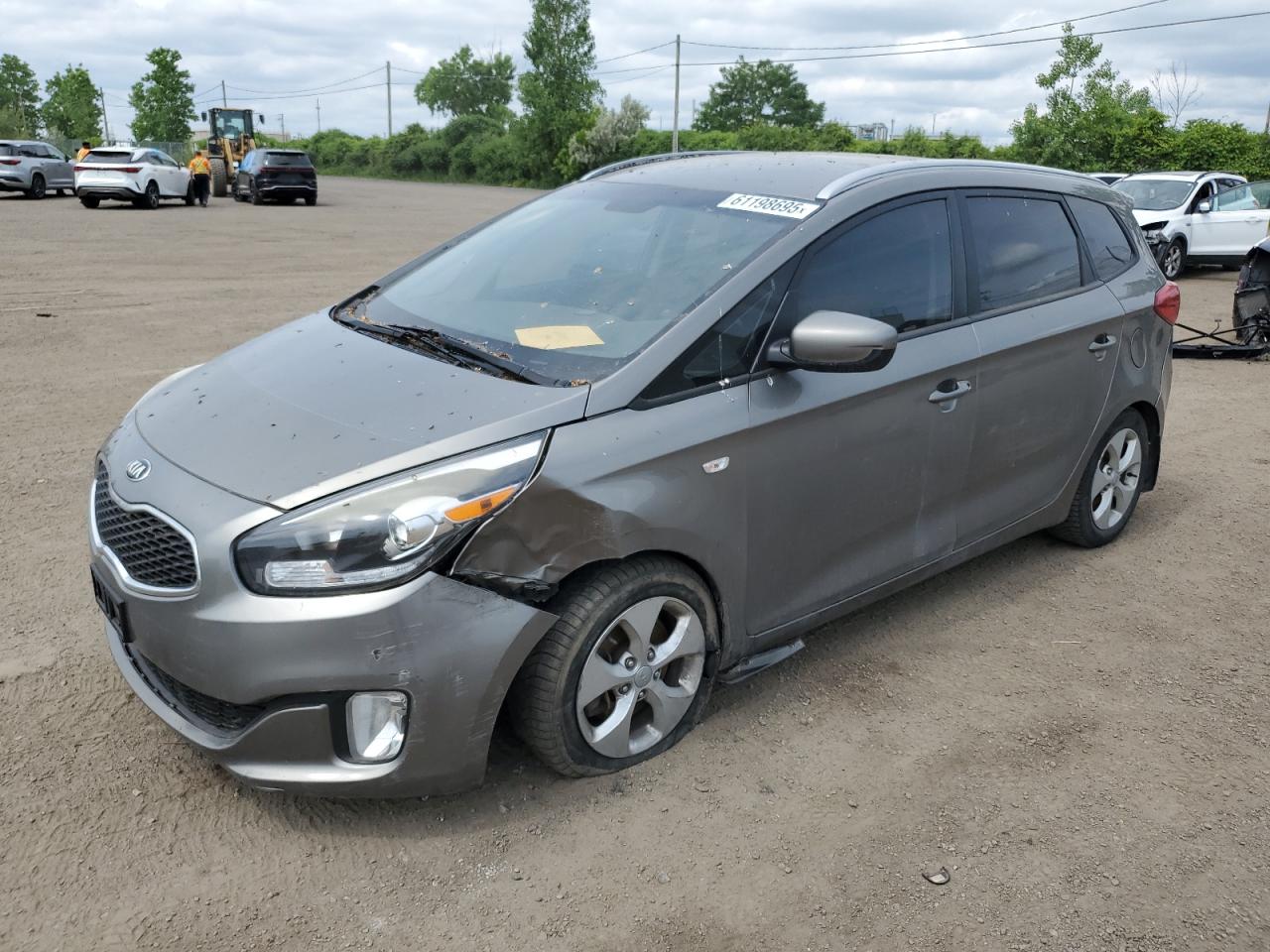 2016 Kia Rondo    Gray vin: KNAHT8A33G7129690