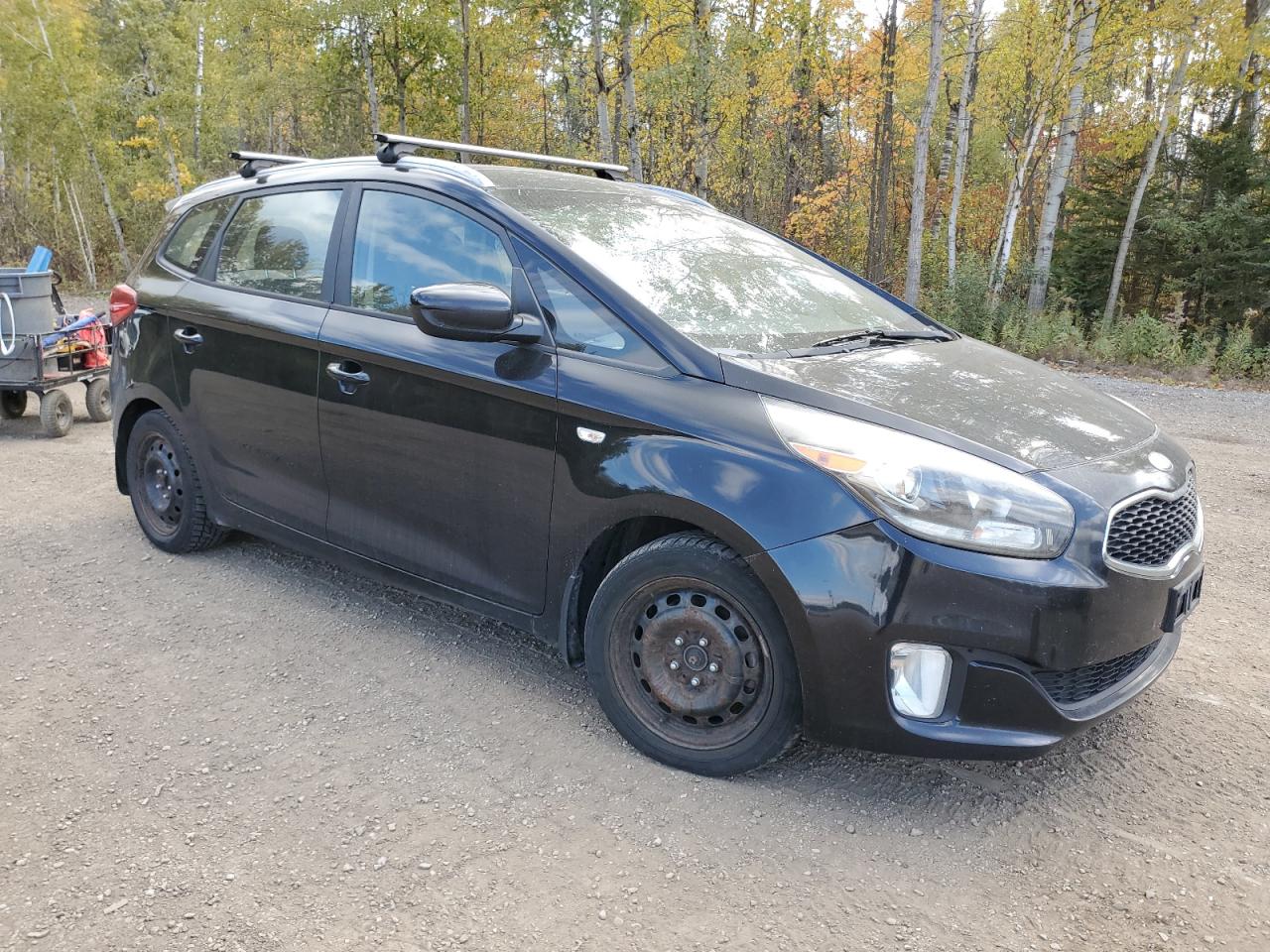 2014 Kia Rondo Черный vin: KNAHT8A36E7029225