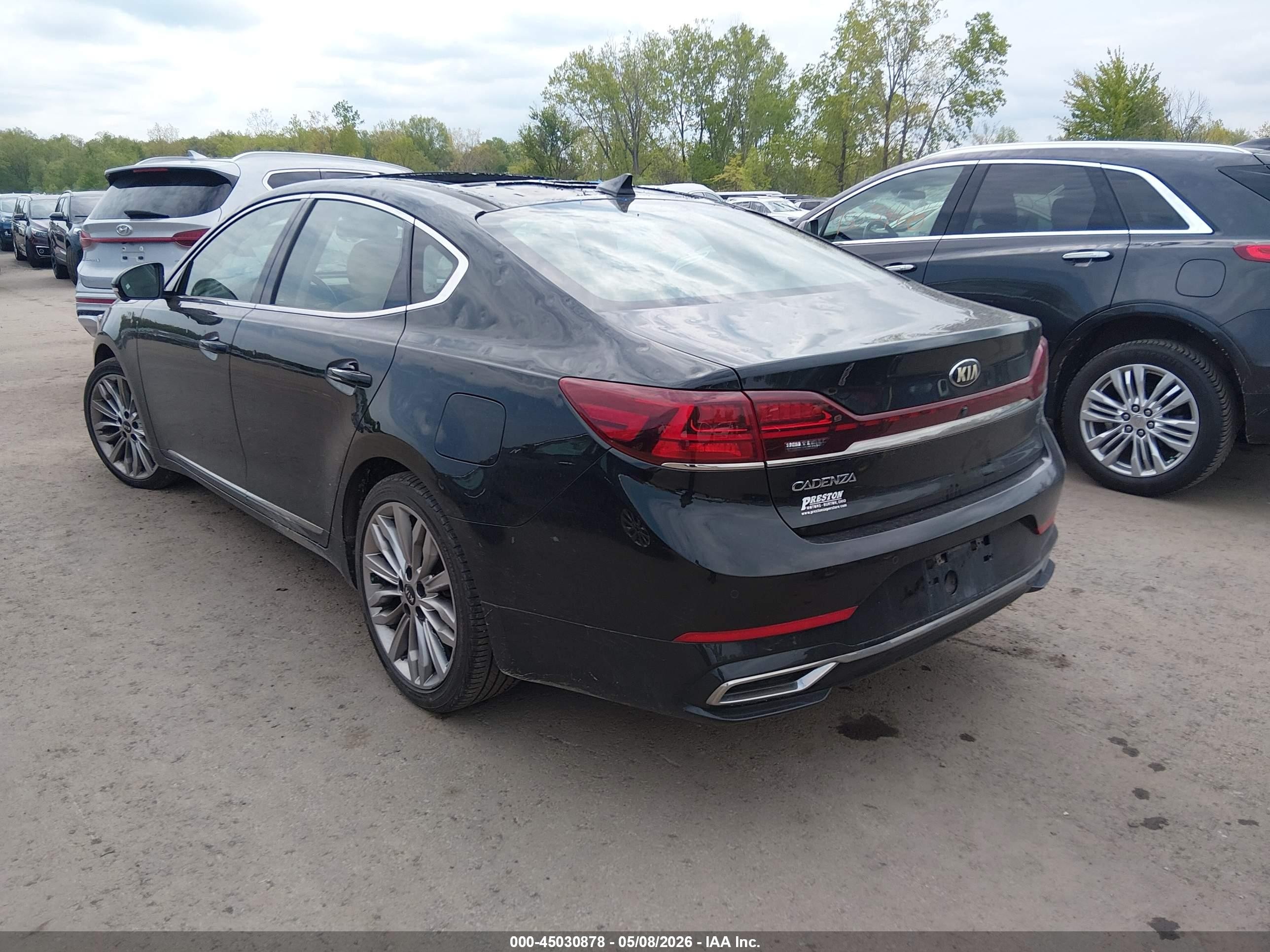 2020 Kia Cadenza Limited Black vin: KNALC4J14L5236691