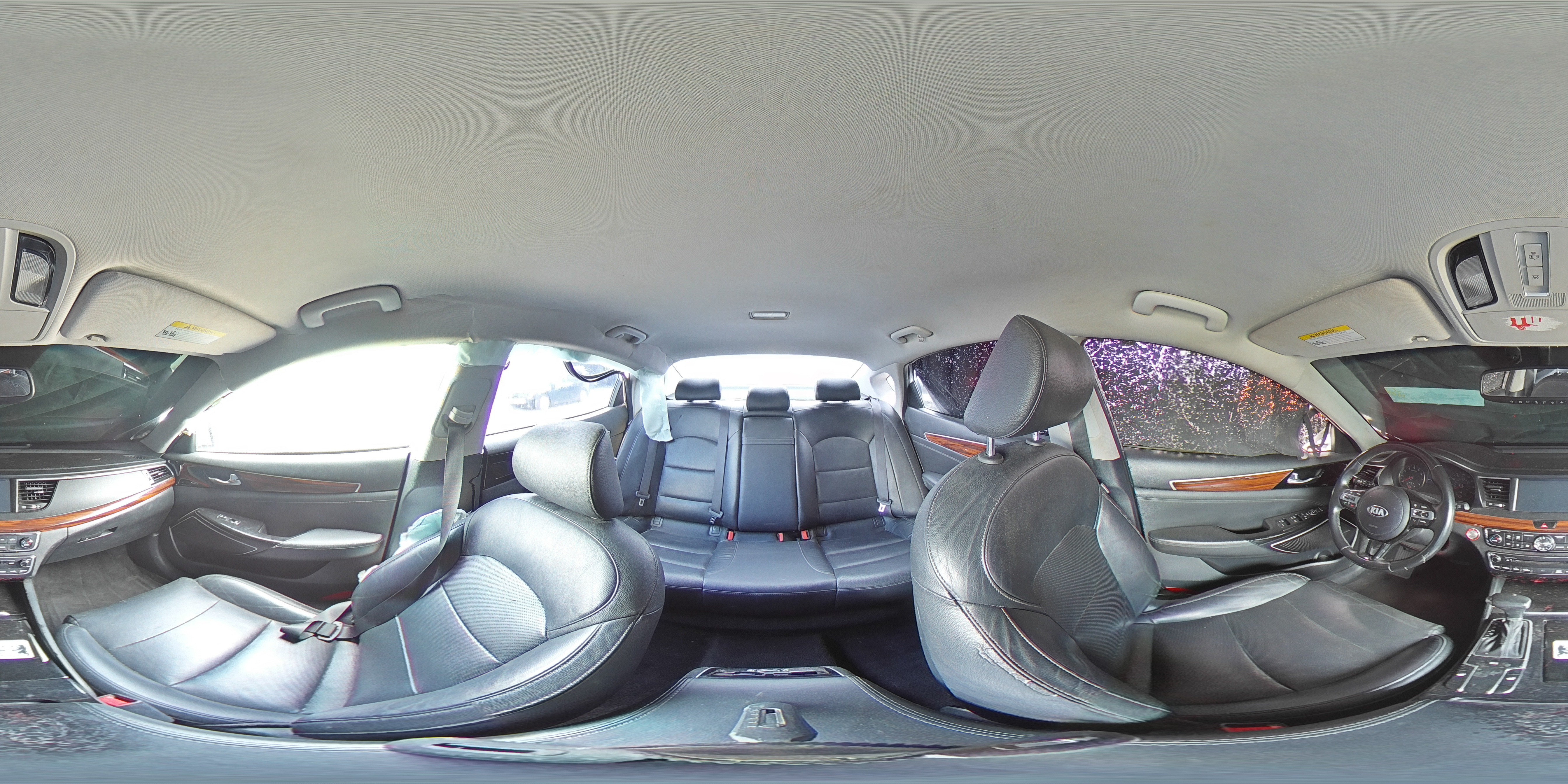 2017 Kia Cadenza Premium Серебряный vin: KNALC4J19H5057358