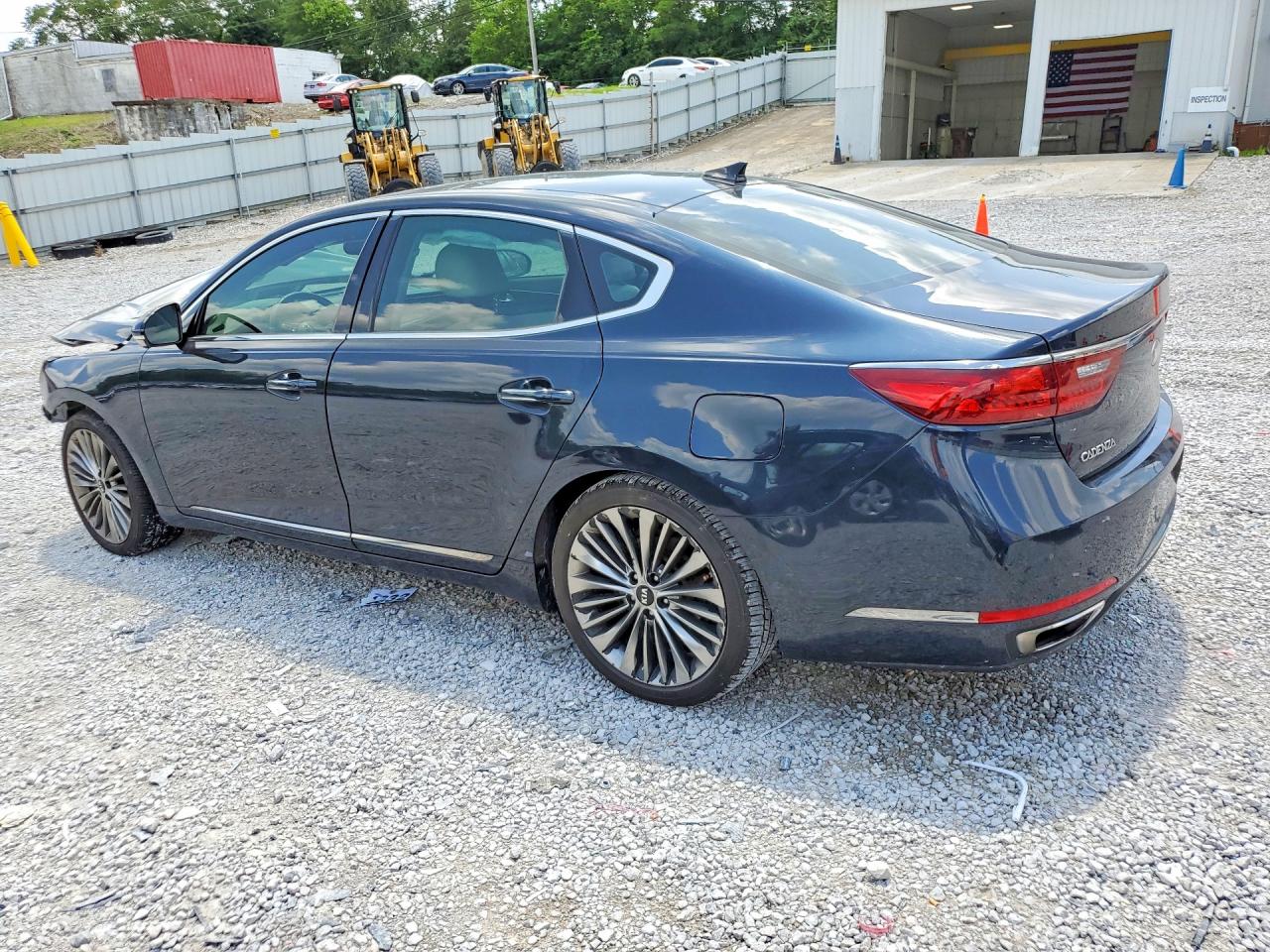 2017 Kia Cadenza Limited Черный vin: KNALC4J19H5073852