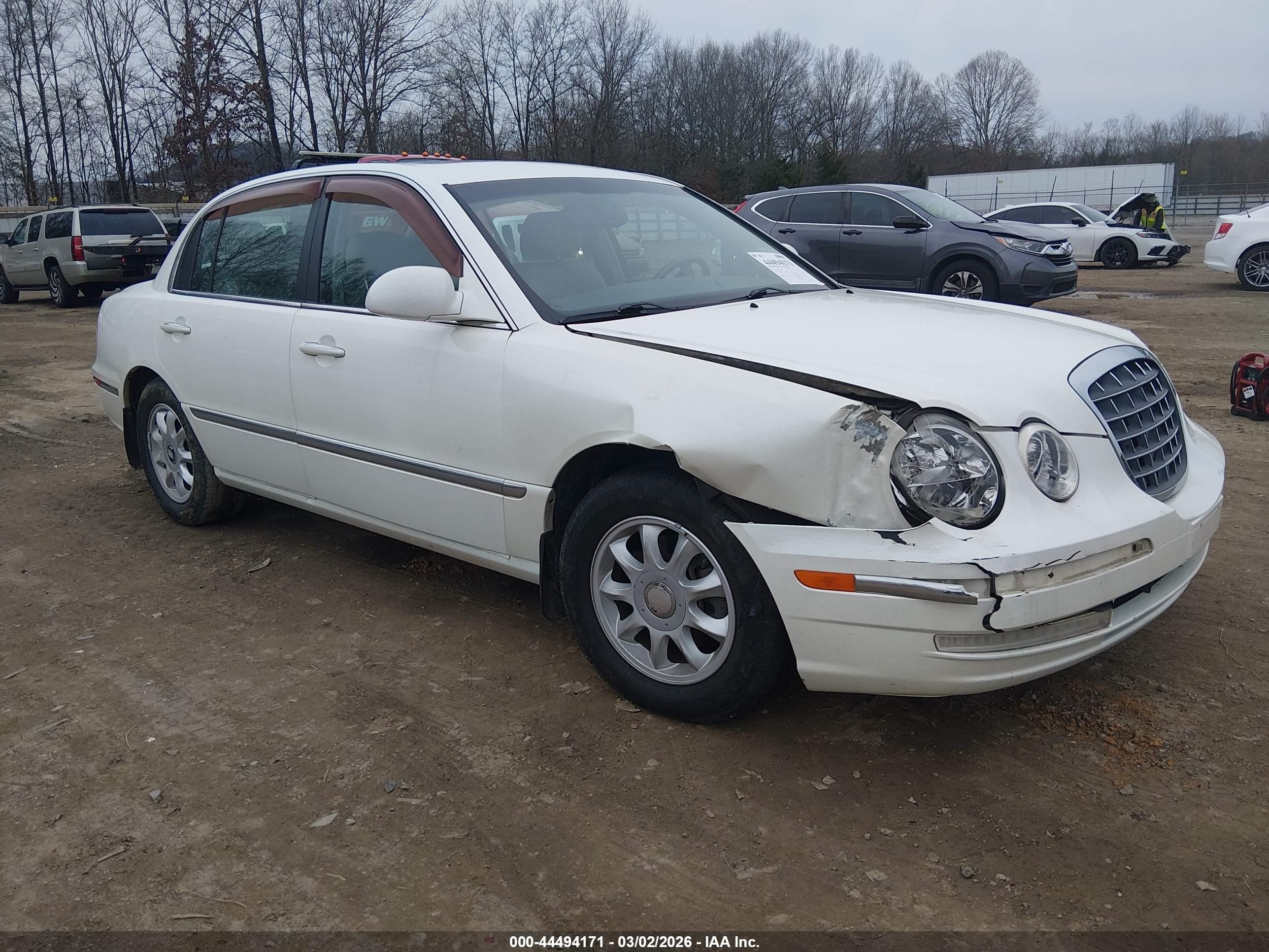 2006 Kia Amanti   White vin: KNALD124065100017