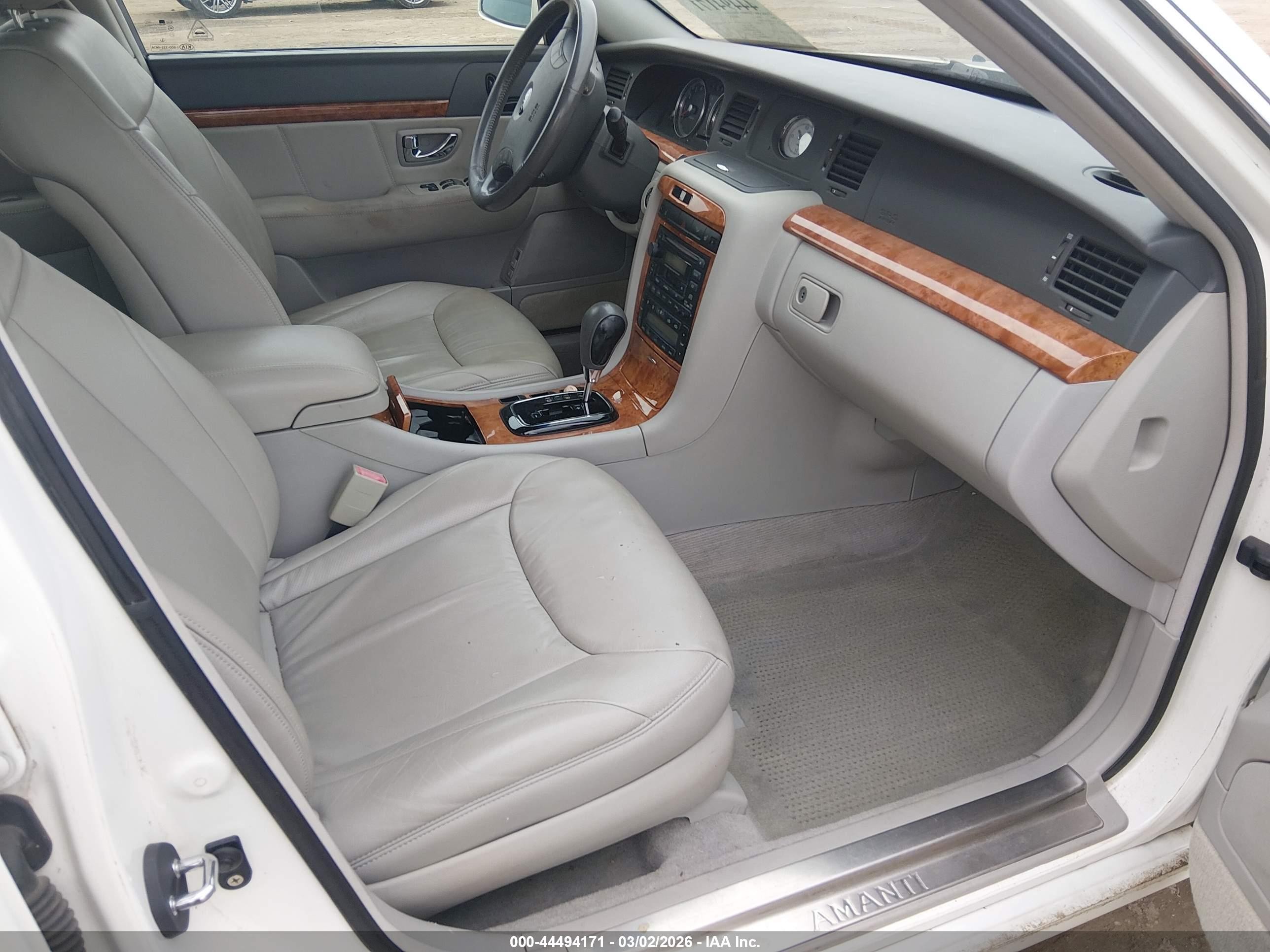 2006 Kia Amanti   White vin: KNALD124065100017