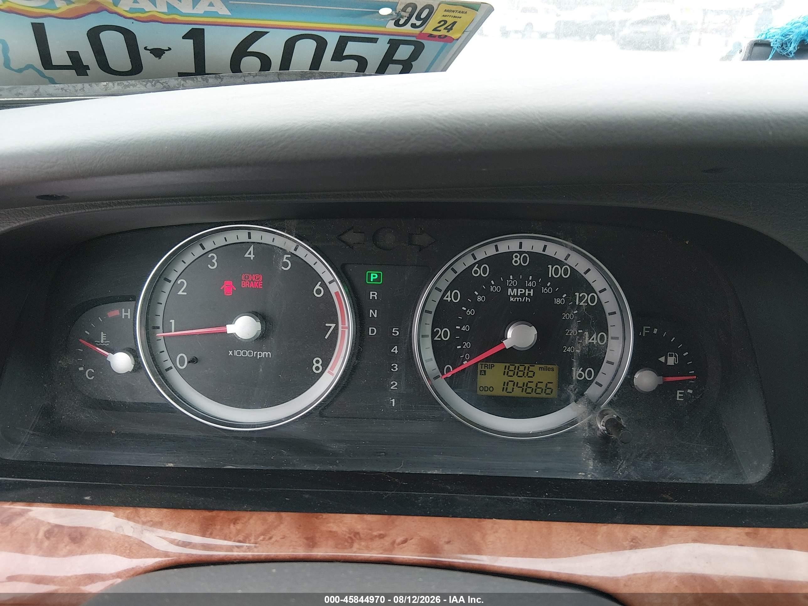 2004 Kia Amanti   Gray vin: KNALD124245038388