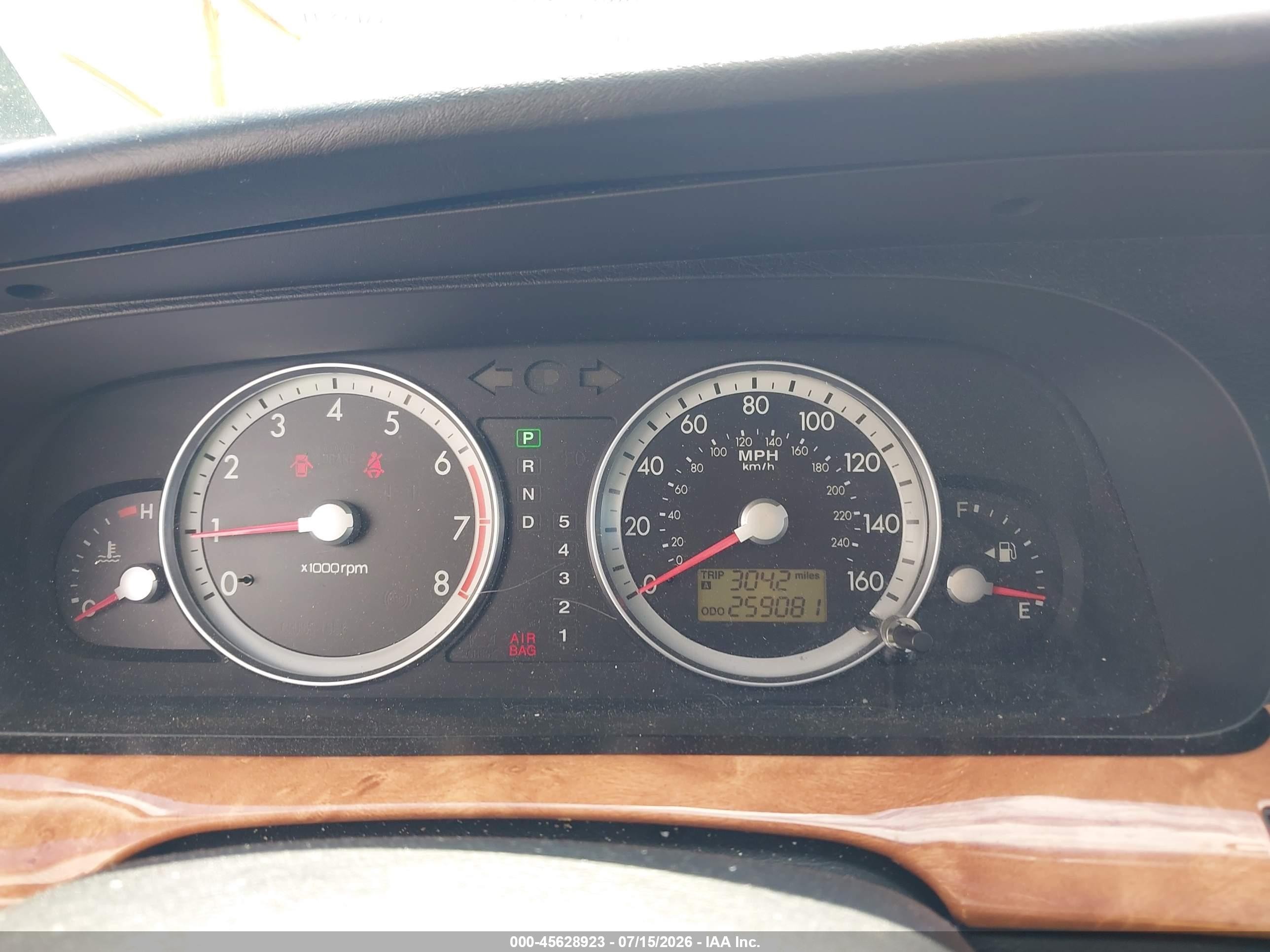 2005 Kia Amanti   Black vin: KNALD124255079783