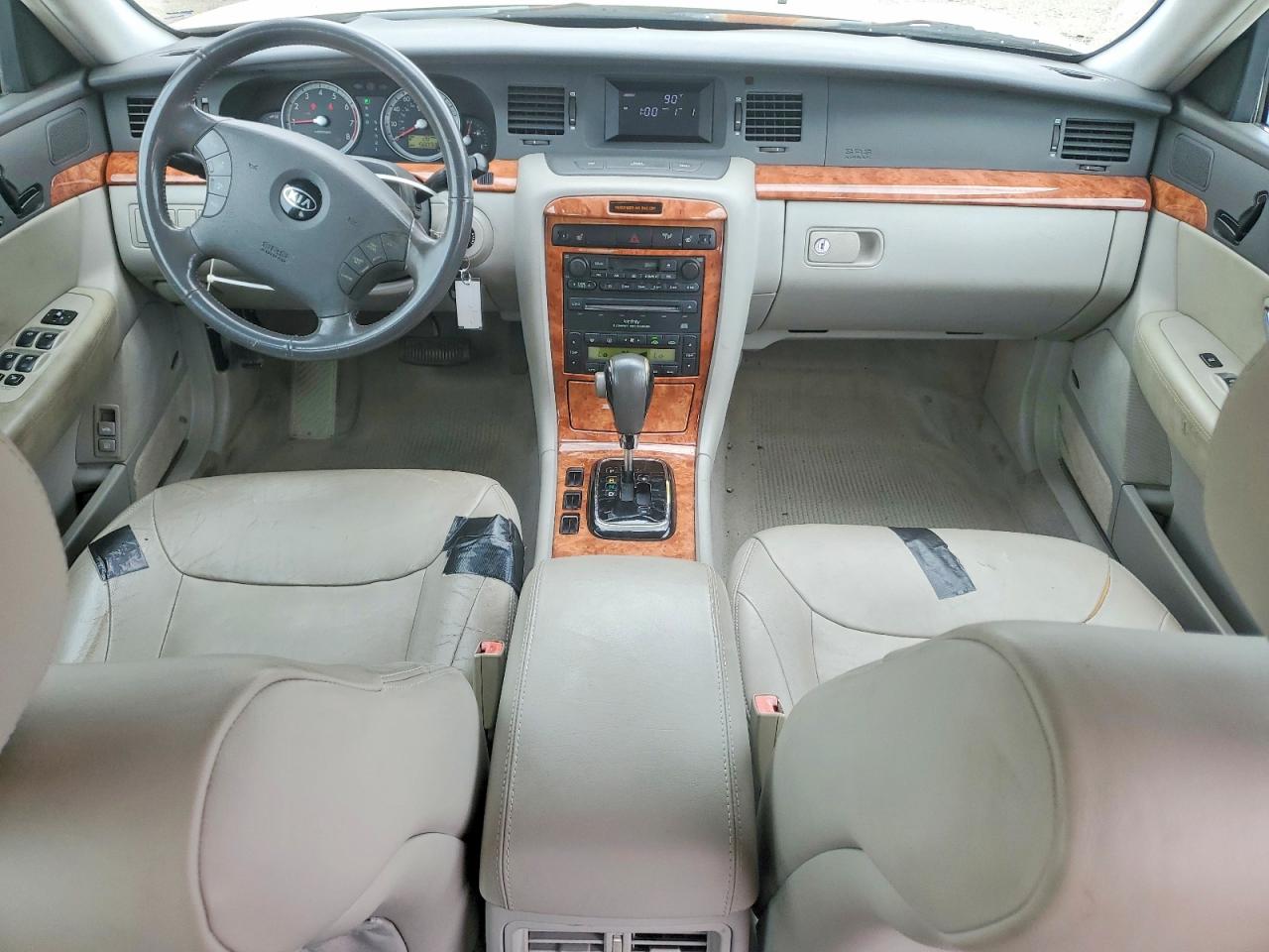 2005 Kia Amanti Base White vin: KNALD124255079878