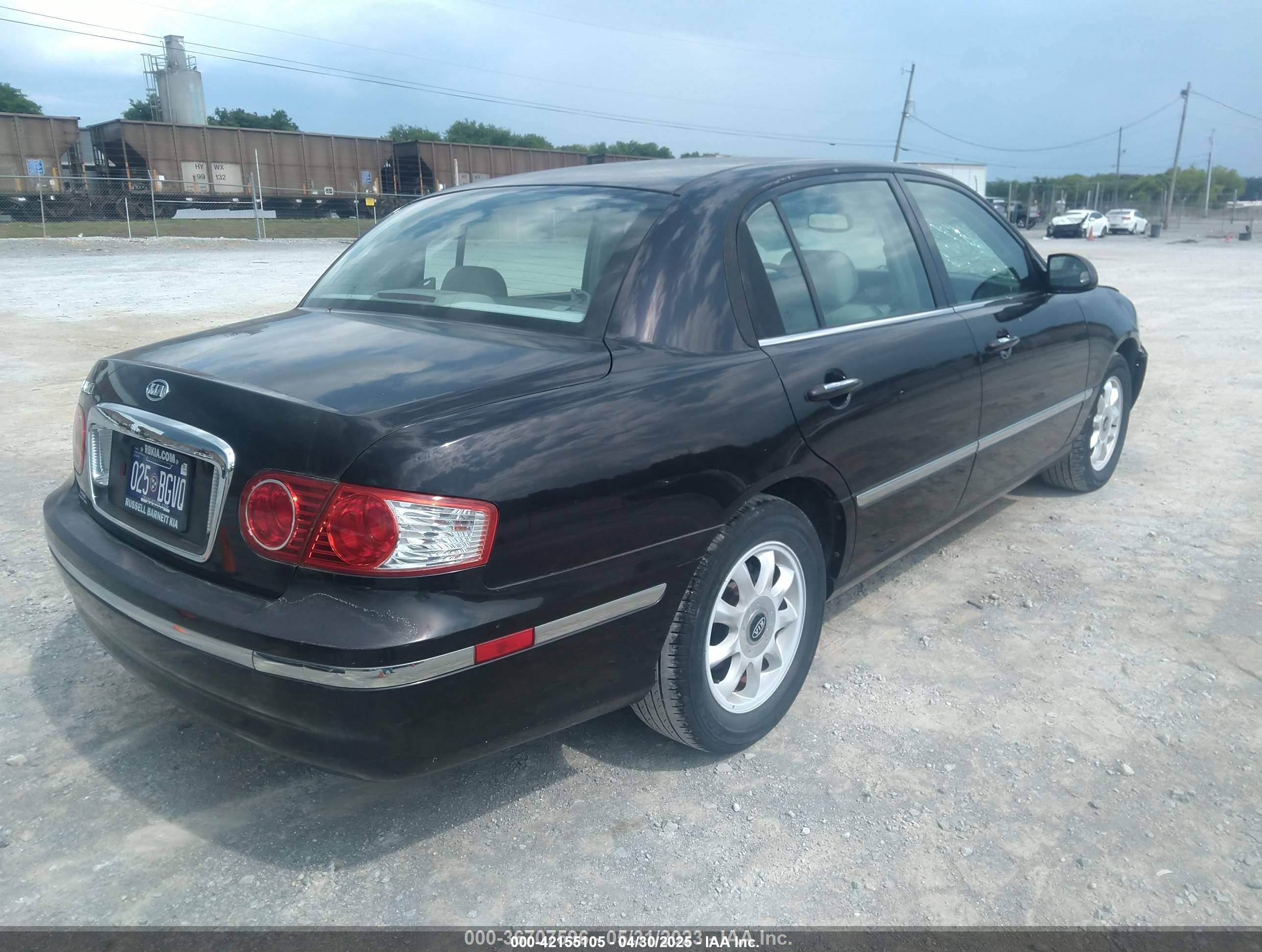 2006 Kia Amanti   Черный vin: KNALD124565085420