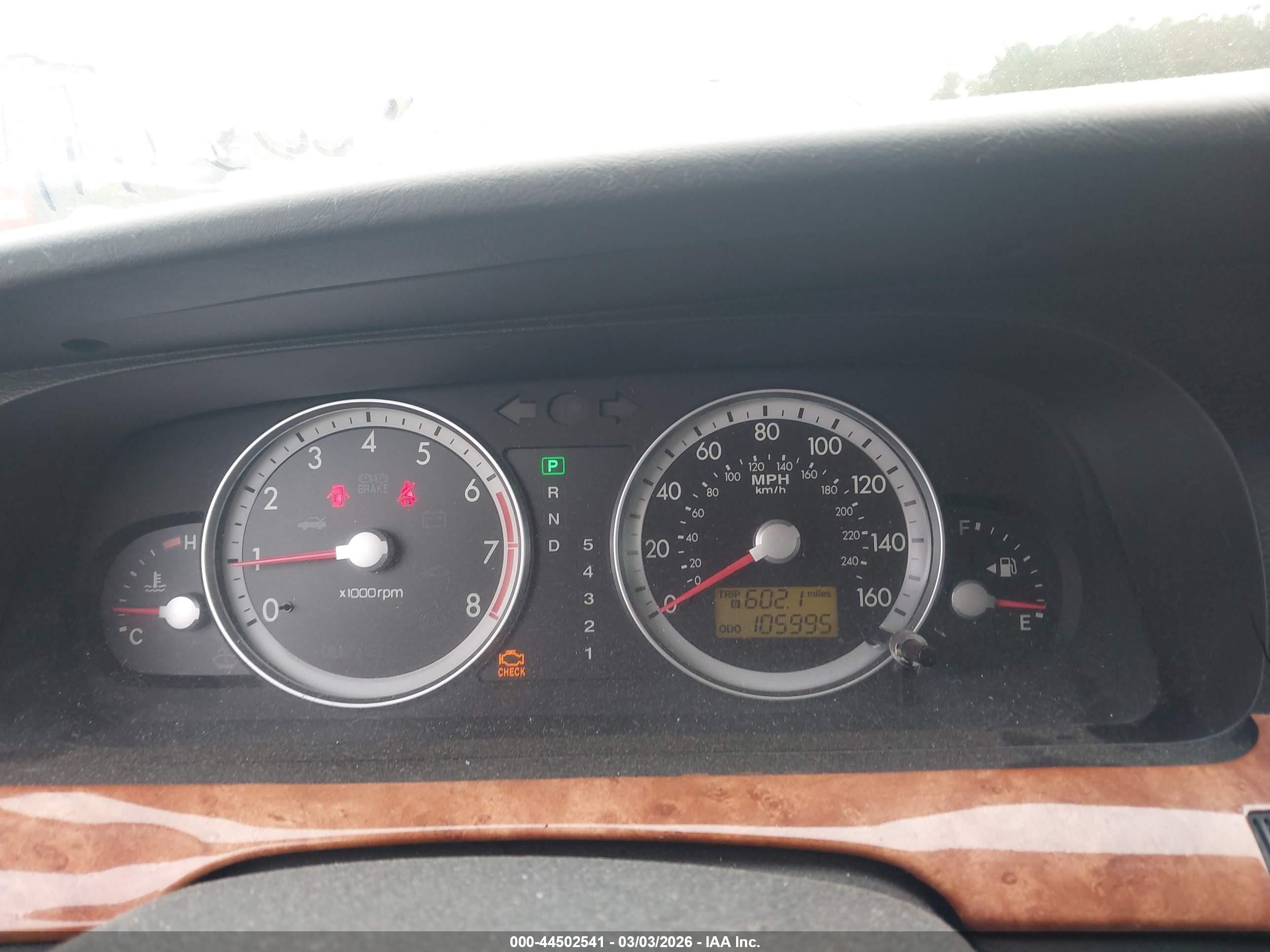 2006 Kia Amanti   Black vin: KNALD124565090925
