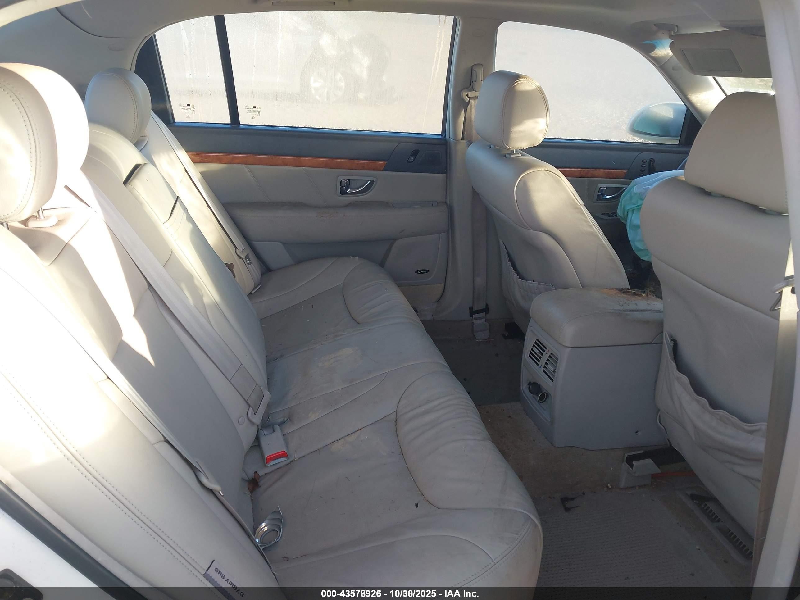 2006 Kia Amanti   White vin: KNALD124565102040