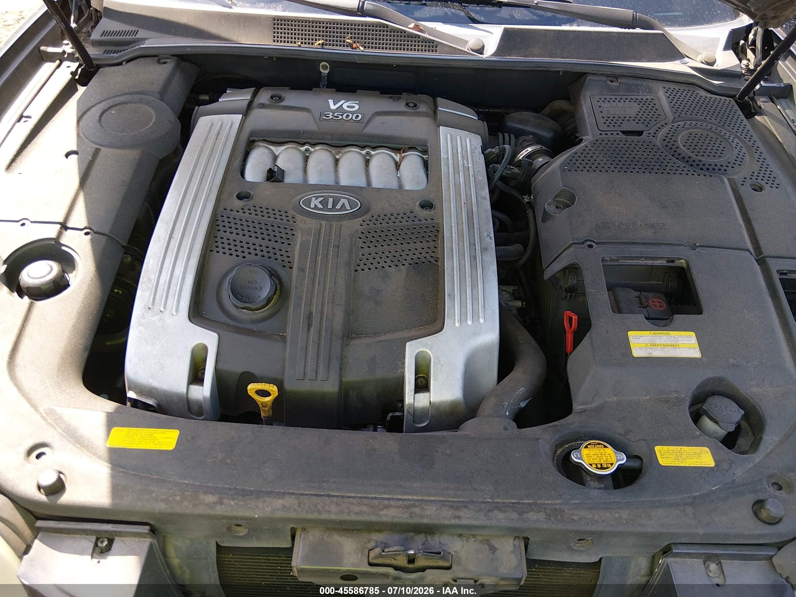 2005 Kia Amanti Gray vin: KNALD124655051842