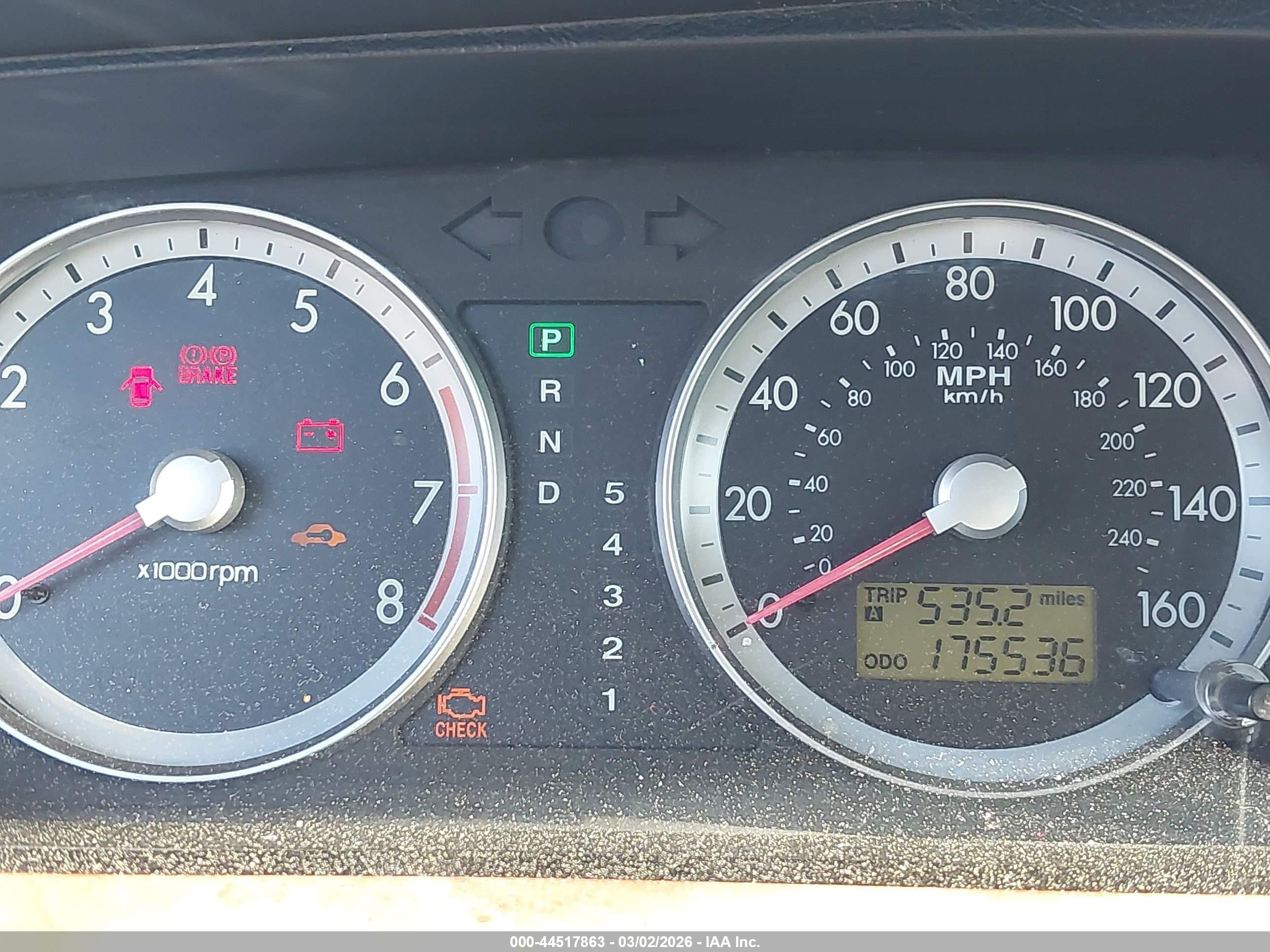 2006 Kia Amanti   Black vin: KNALD124765087623