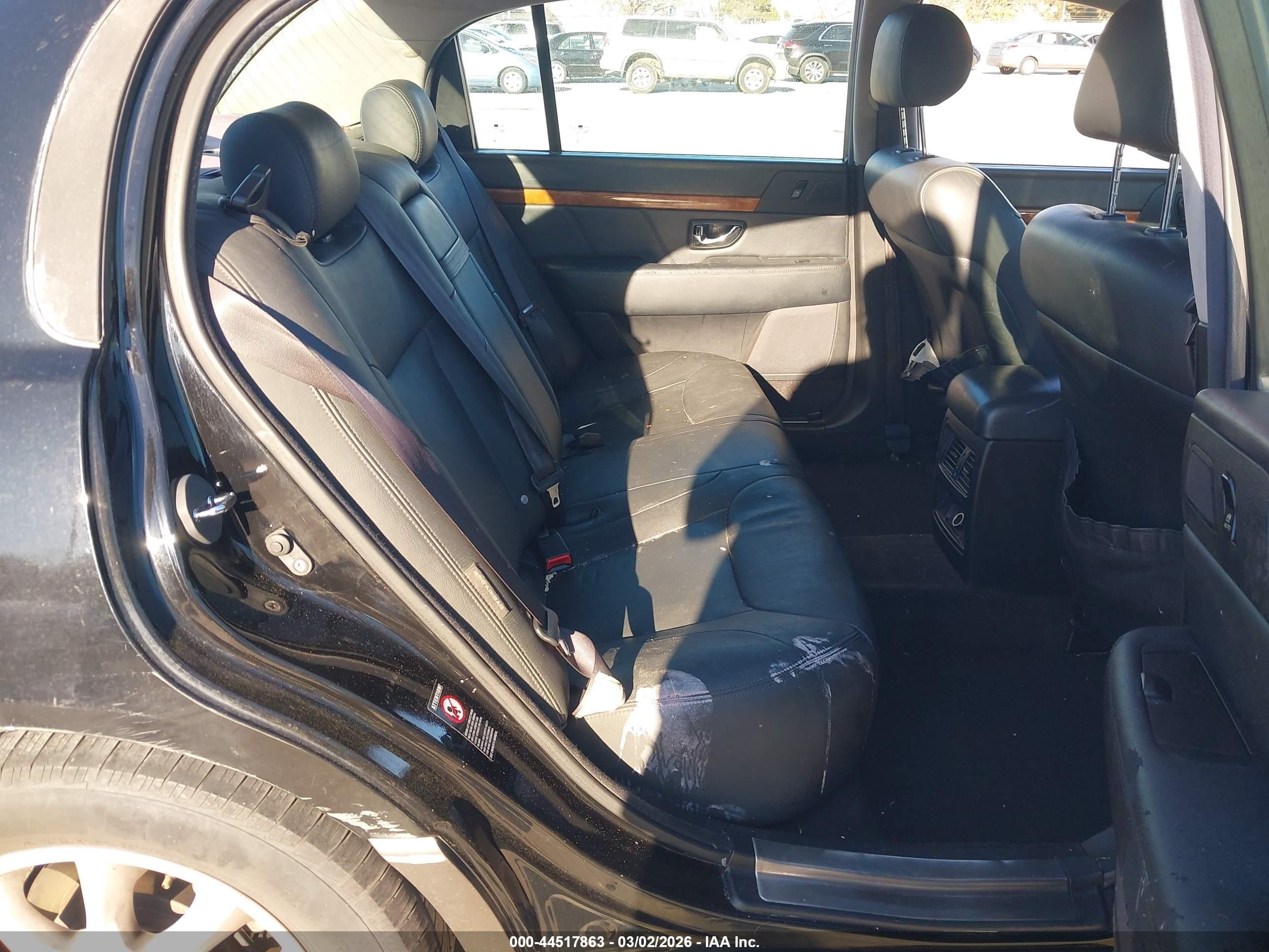 2006 Kia Amanti   Black vin: KNALD124765087623