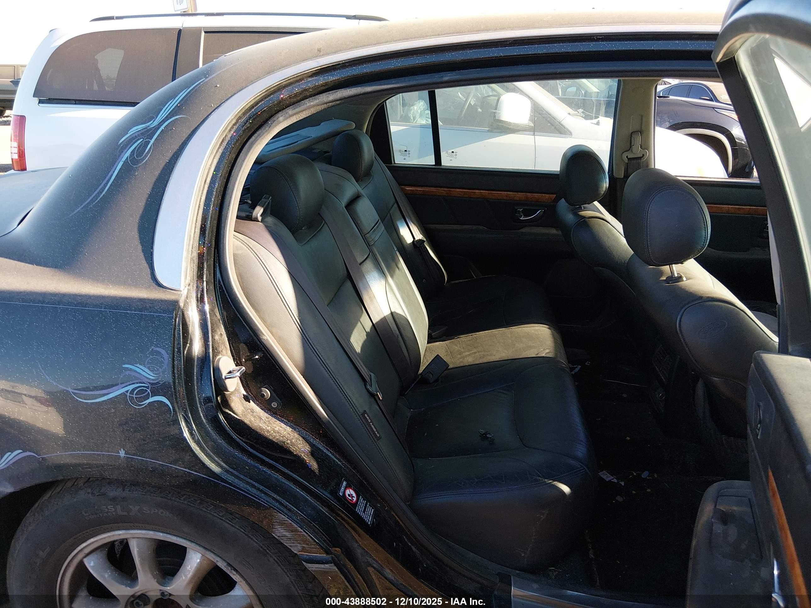 2006 Kia Amanti   Black vin: KNALD124765088464