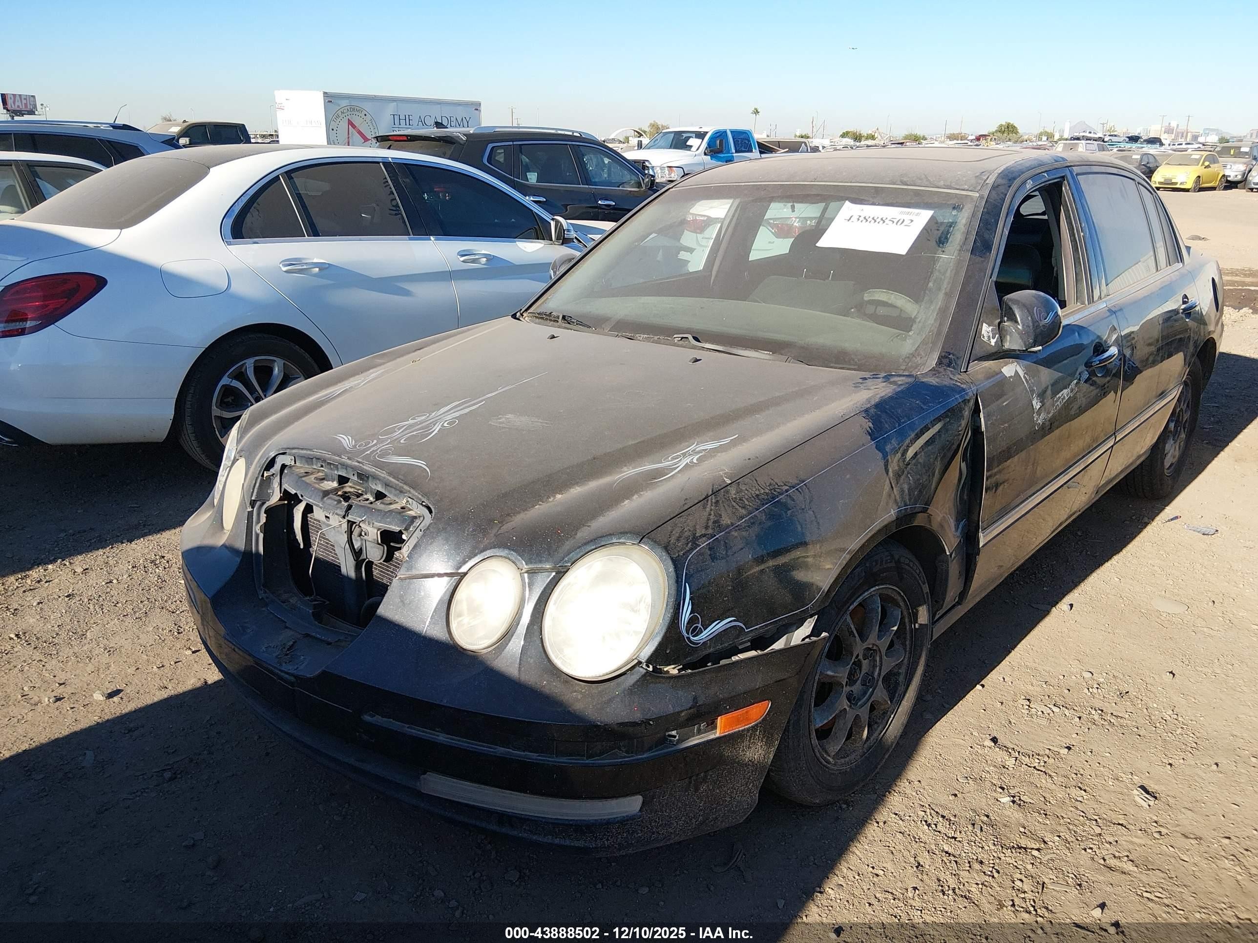 2006 Kia Amanti   Black vin: KNALD124765088464