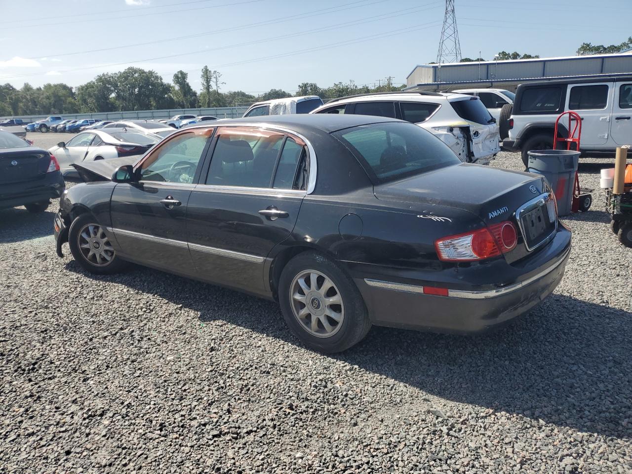 2004 Kia Amanti Base Black vin: KNALD124X45038185