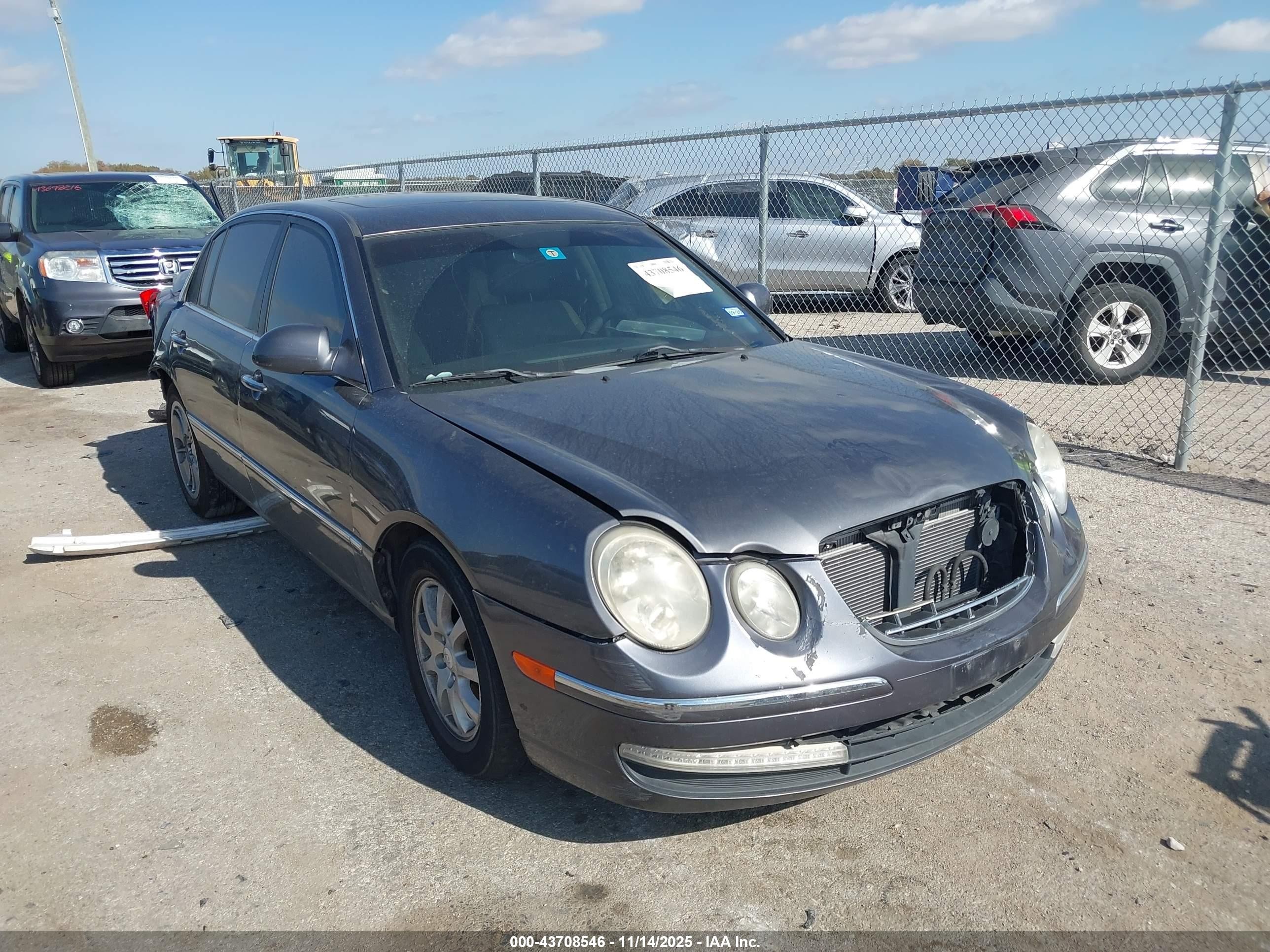 2008 Kia Amanti   Серый vin: KNALD125085144868