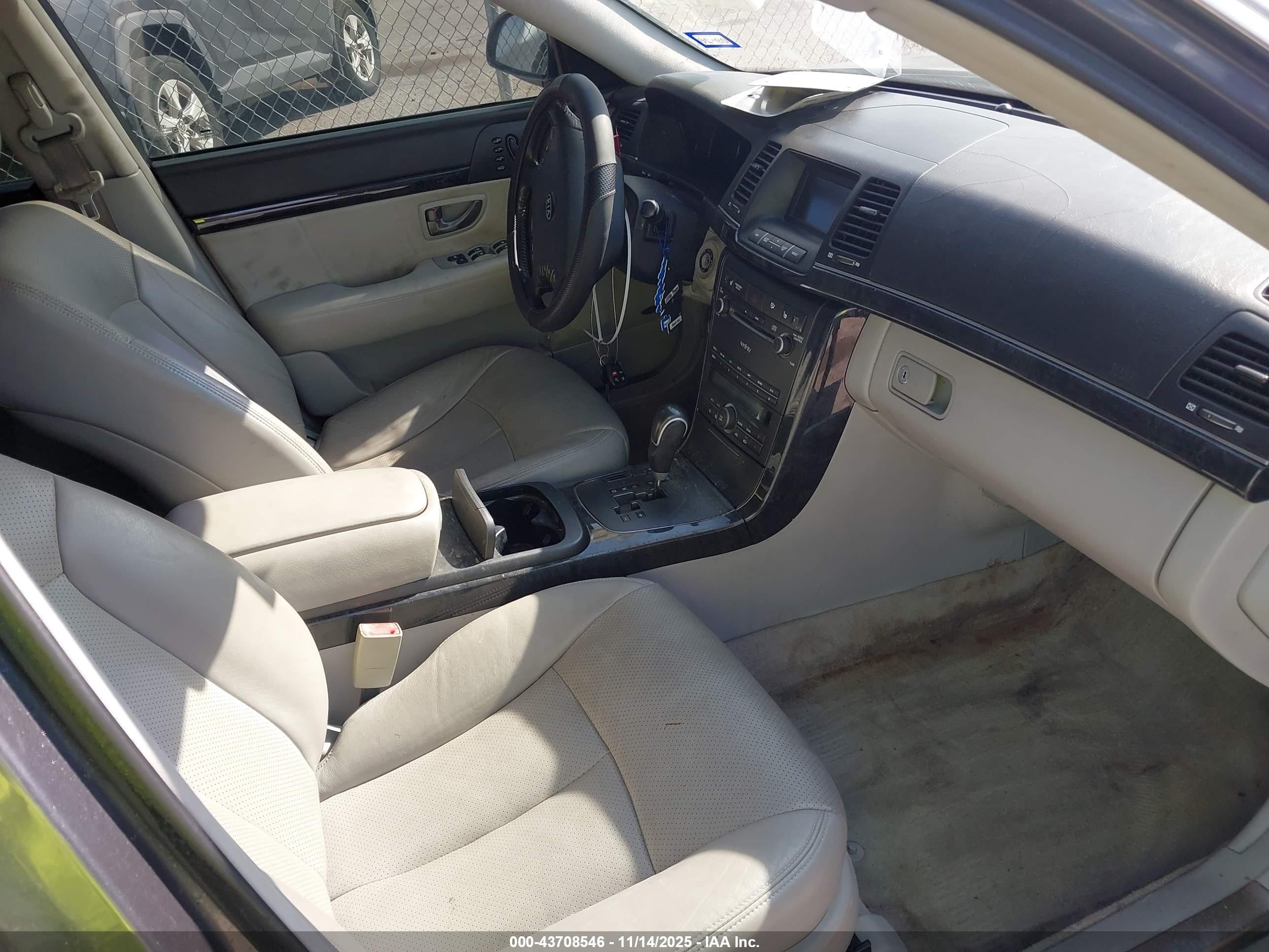 2008 Kia Amanti   Серый vin: KNALD125085144868