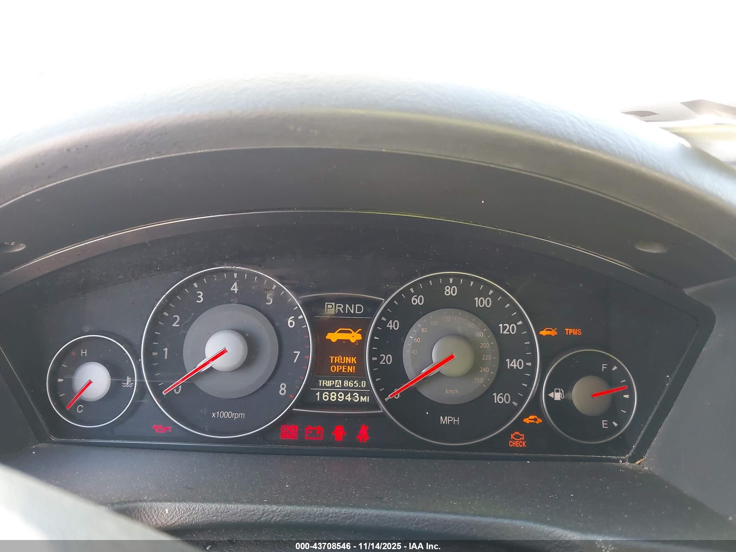 2008 Kia Amanti   Серый vin: KNALD125085144868