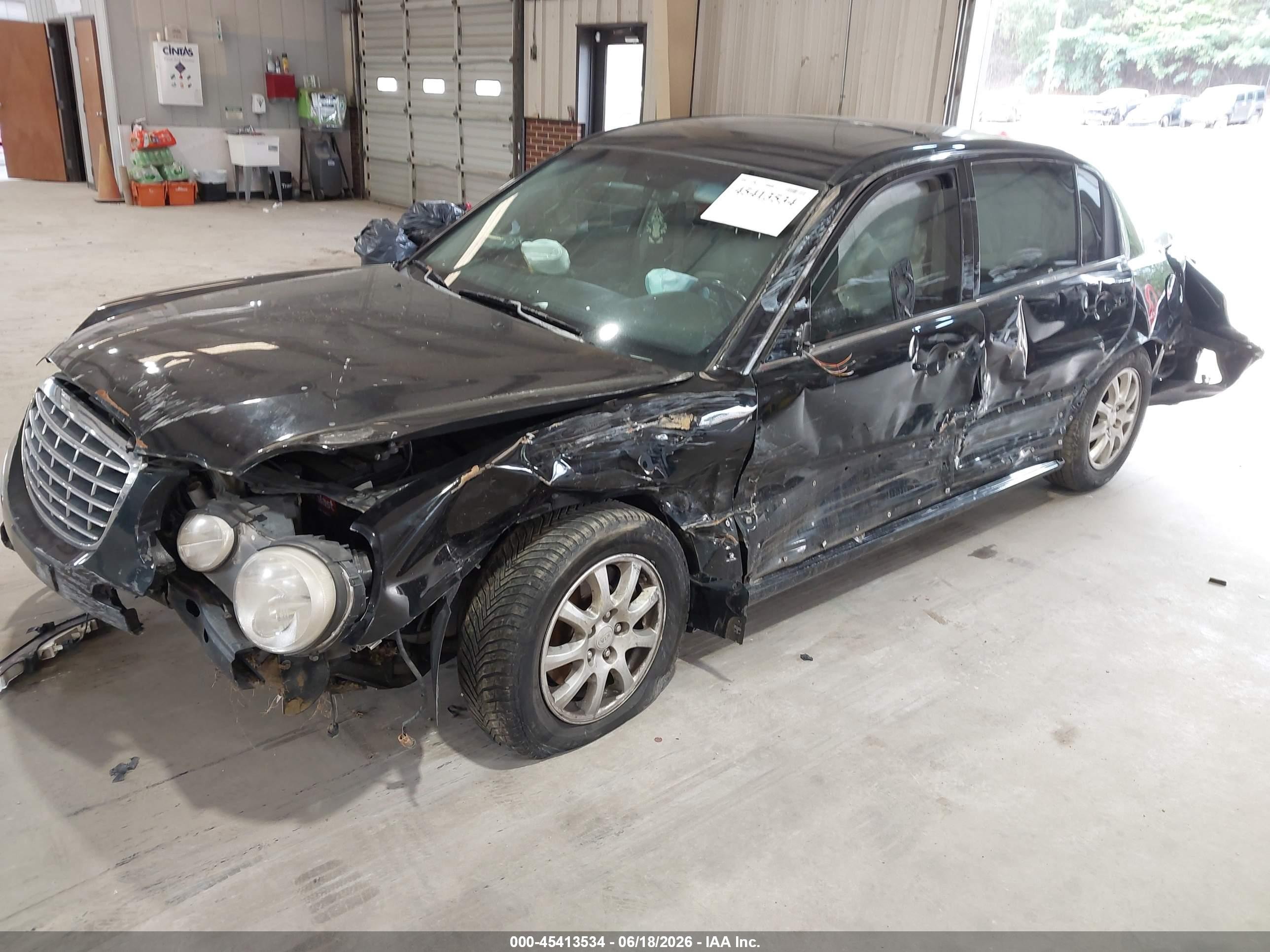 2008 Kia Amanti   Black vin: KNALD125085167258