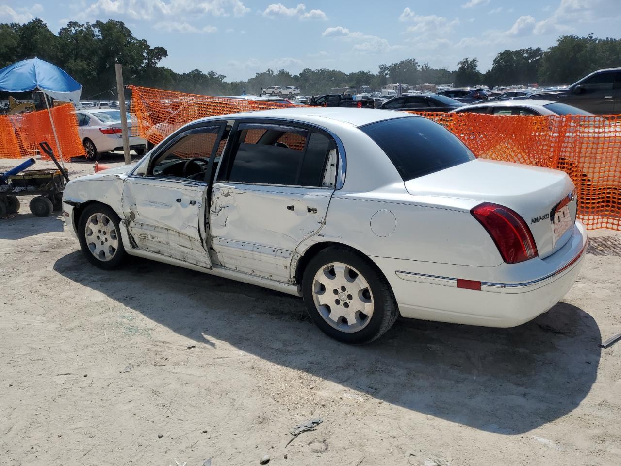 2008 Kia Amanti White vin: KNALD125285143902