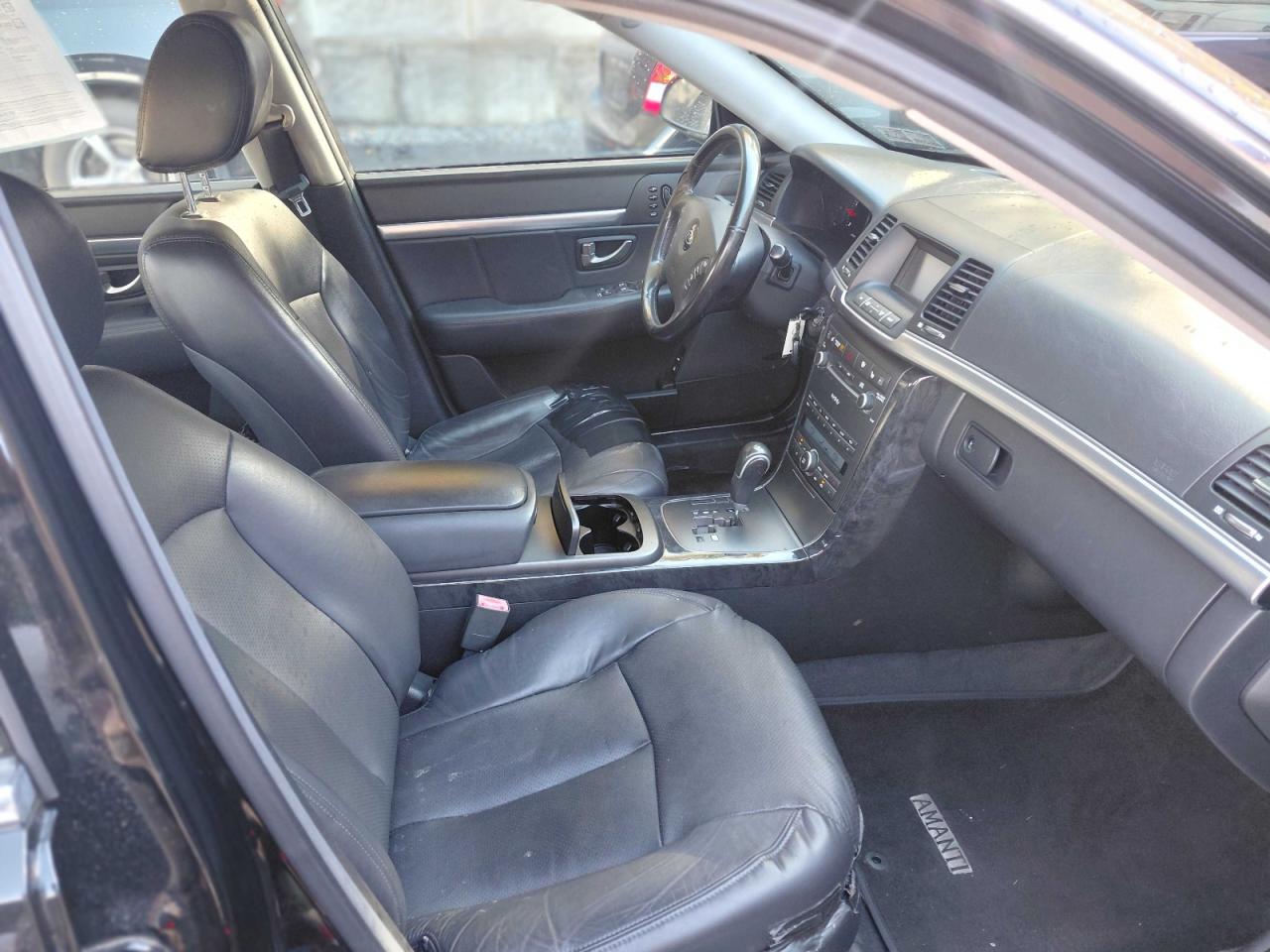 2008 Kia Amanti Черный vin: KNALD125285162658