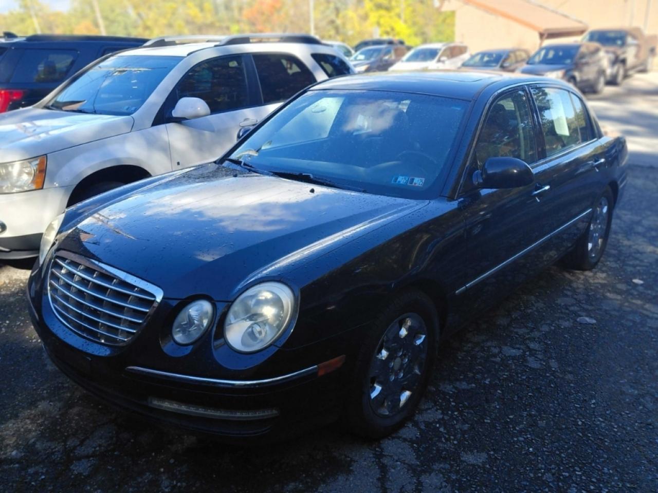 2008 Kia Amanti Черный vin: KNALD125285162658