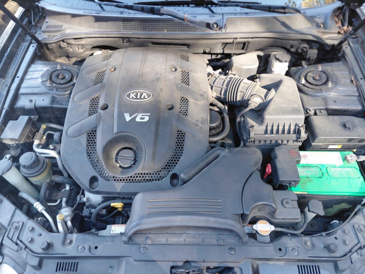 2008 Kia Amanti Черный vin: KNALD125285162658