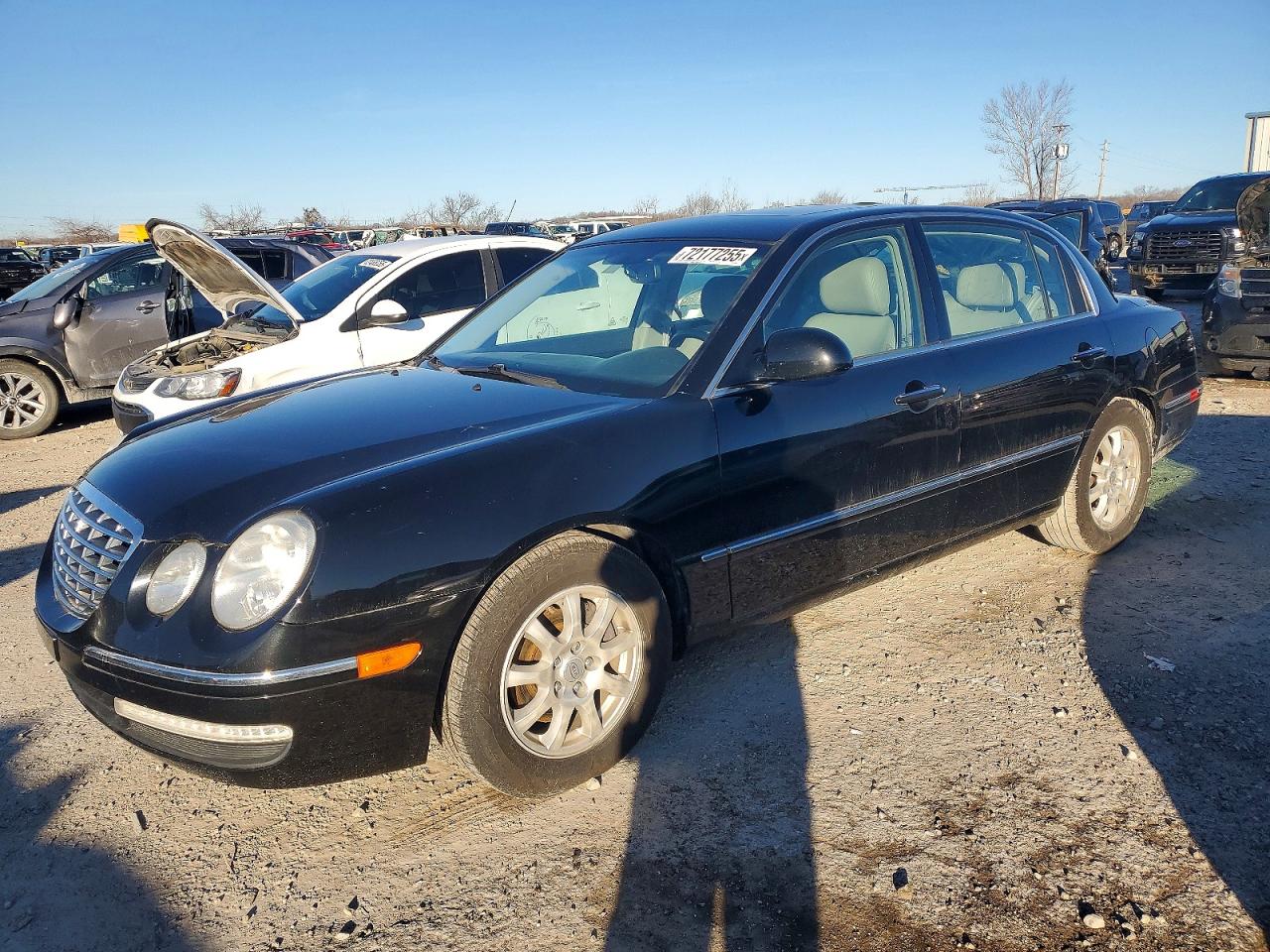 2008 Kia Amanti Черный vin: KNALD125285164376