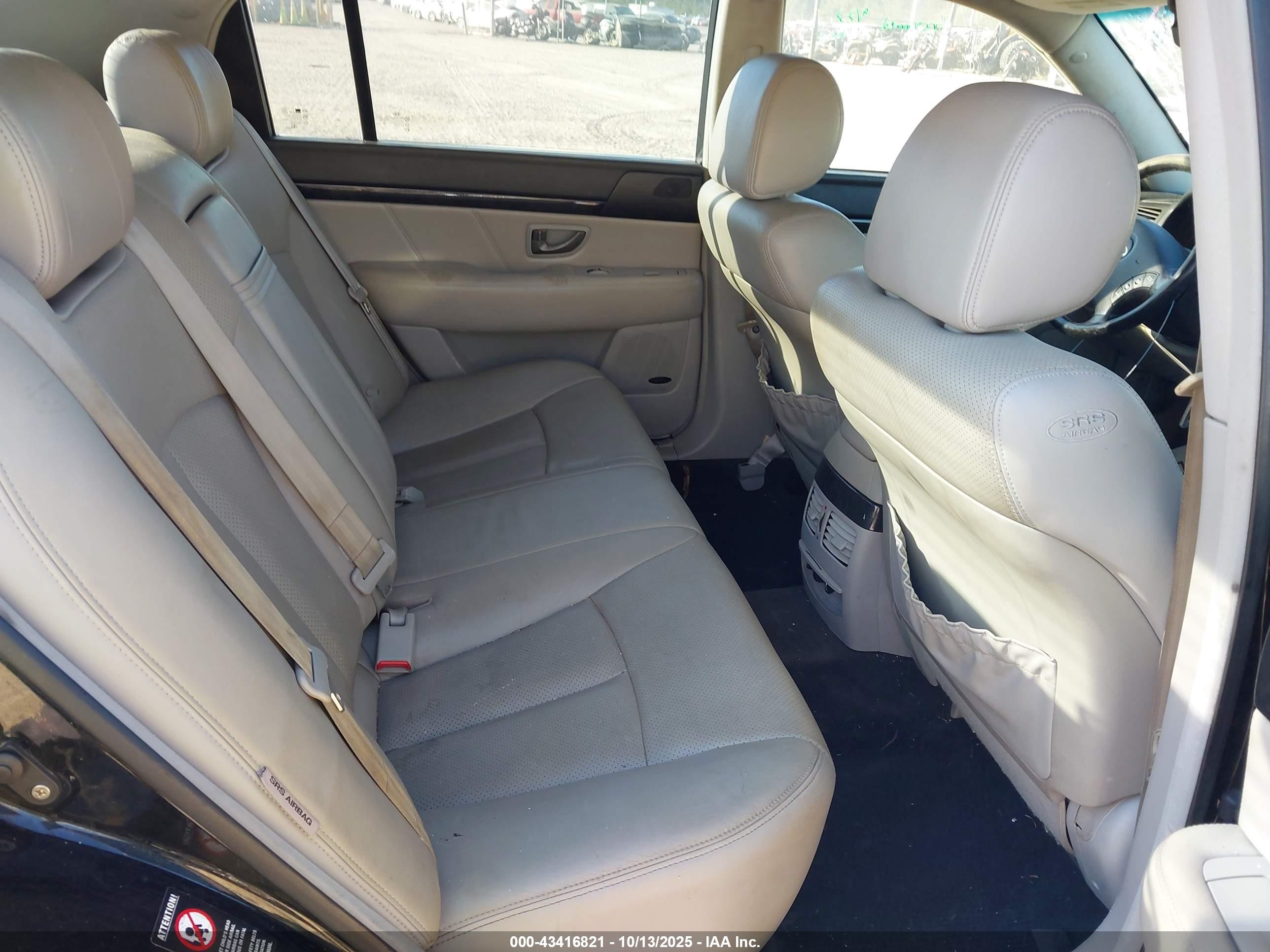 2008 Kia Amanti   Black vin: KNALD125385167433