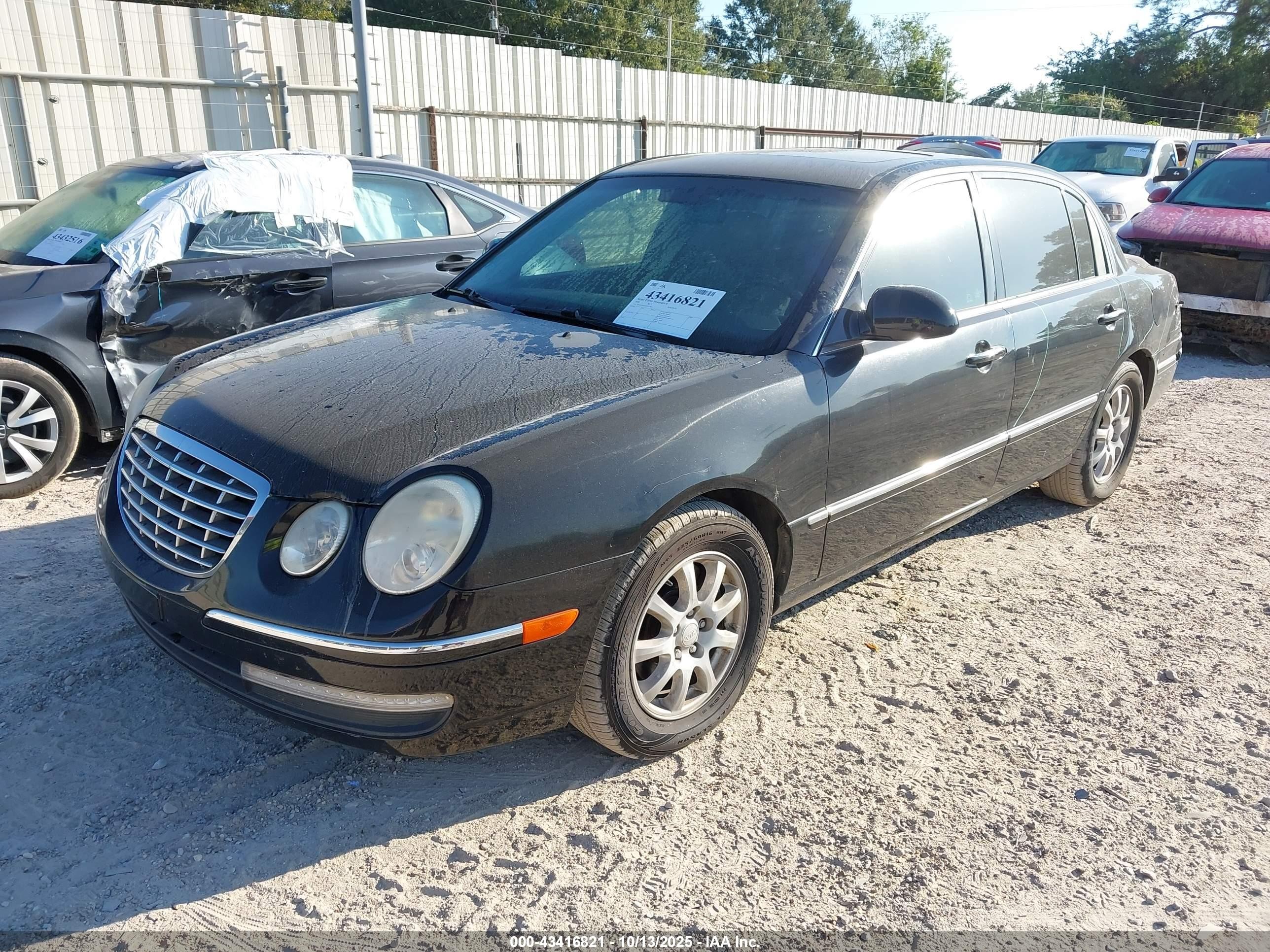 2008 Kia Amanti   Black vin: KNALD125385167433