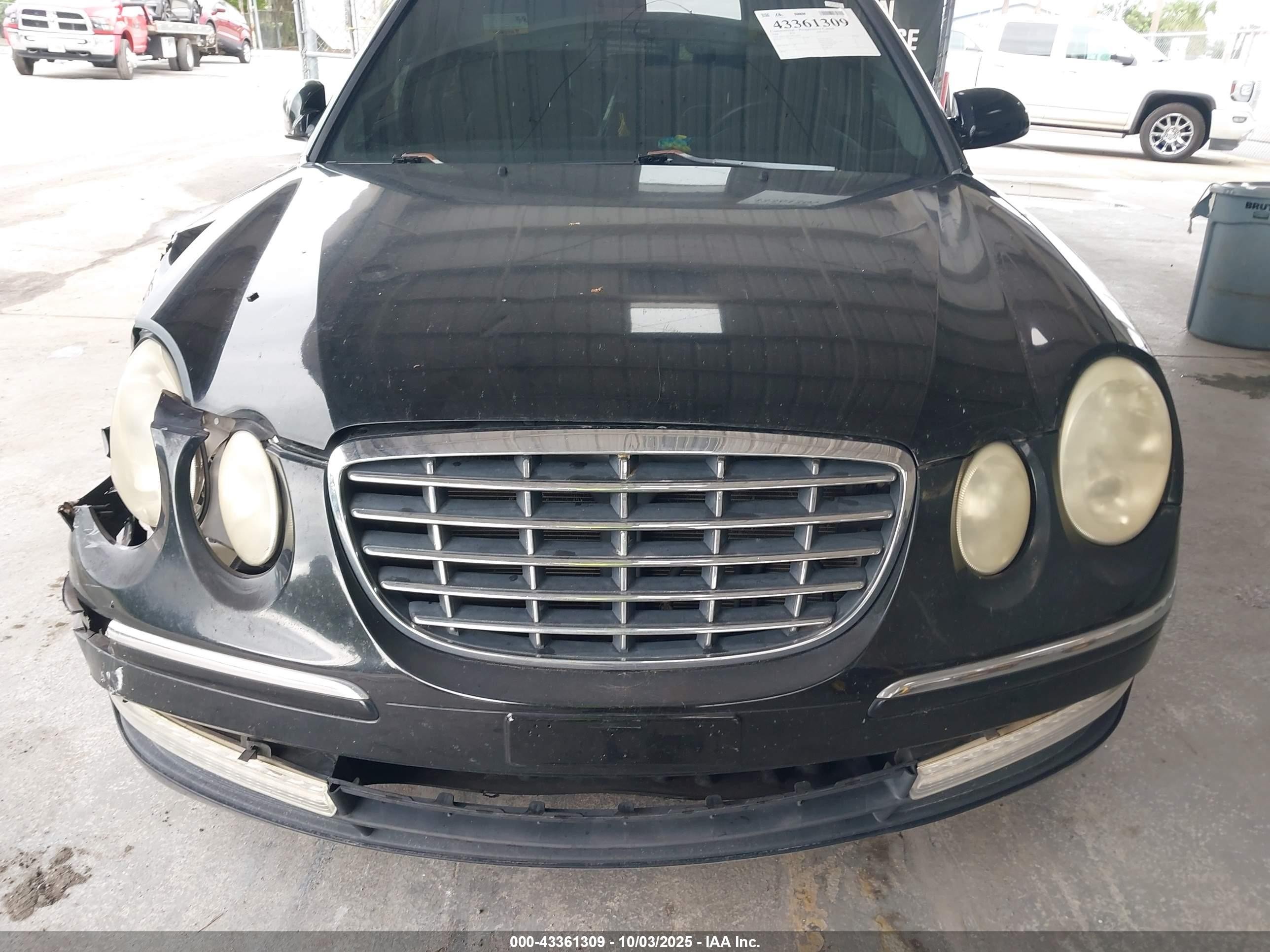 2008 Kia Amanti   Черный vin: KNALD125485150639