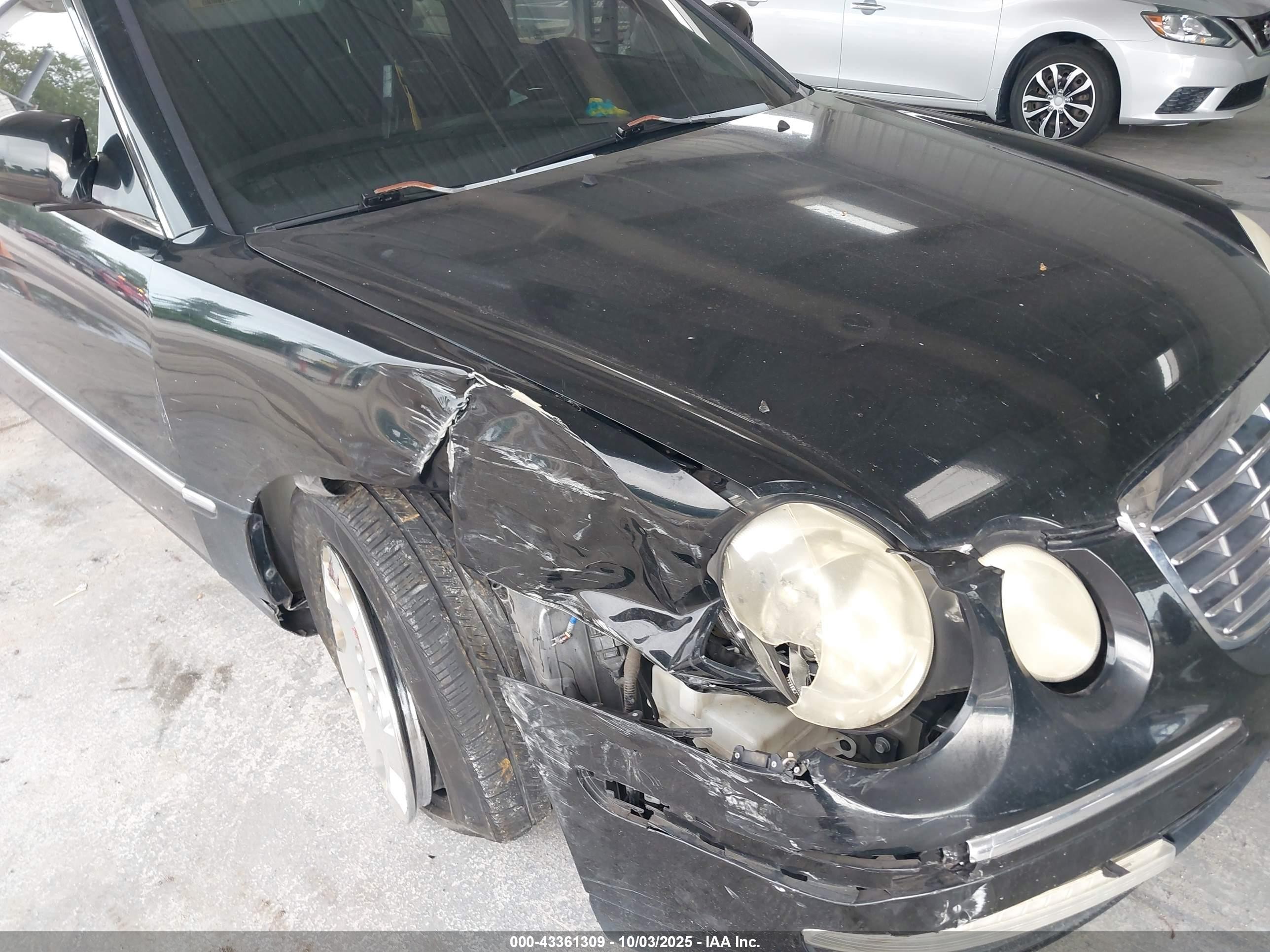 2008 Kia Amanti   Черный vin: KNALD125485150639