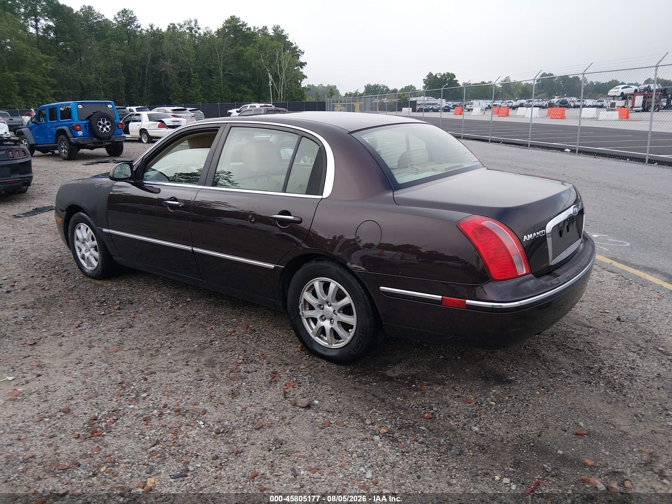 2008 Kia Amanti   Maroon vin: KNALD125485156103