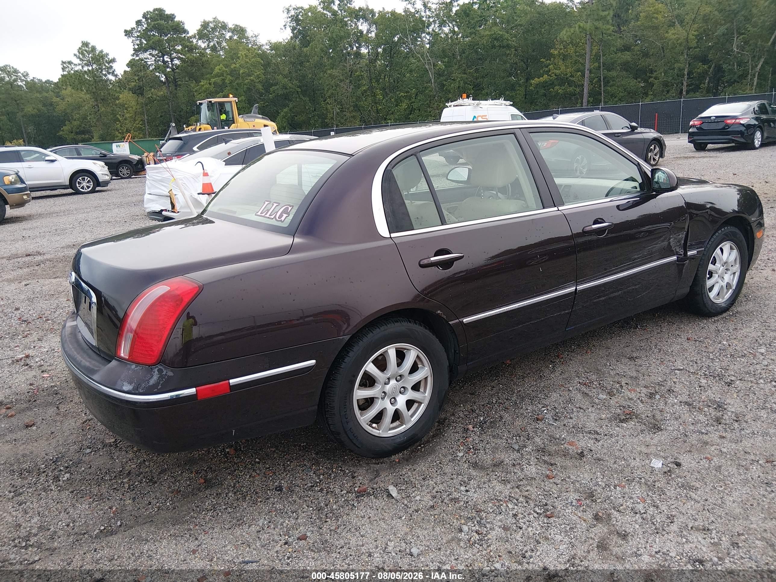 2008 Kia Amanti   Maroon vin: KNALD125485156103