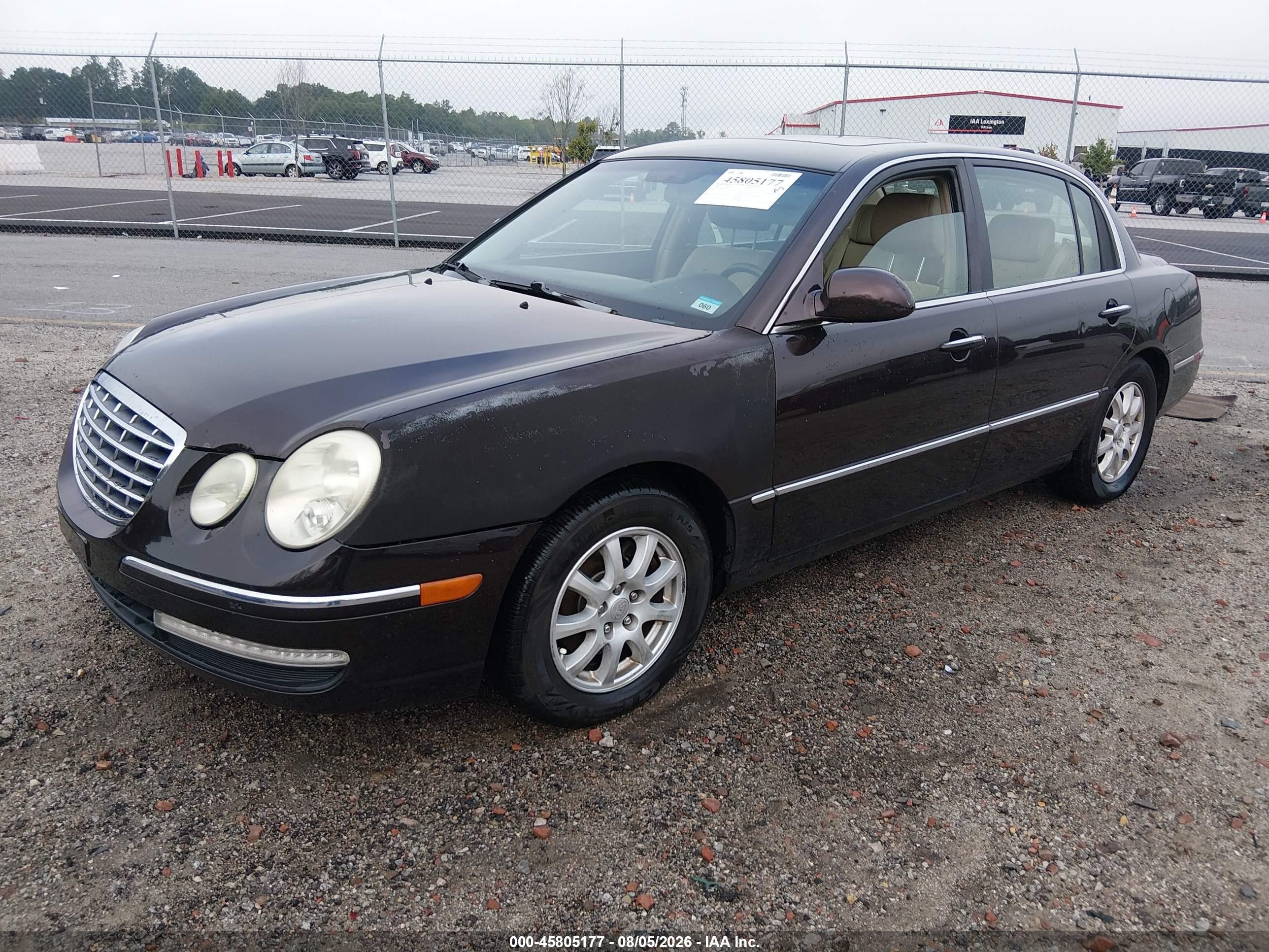 2008 Kia Amanti   Maroon vin: KNALD125485156103