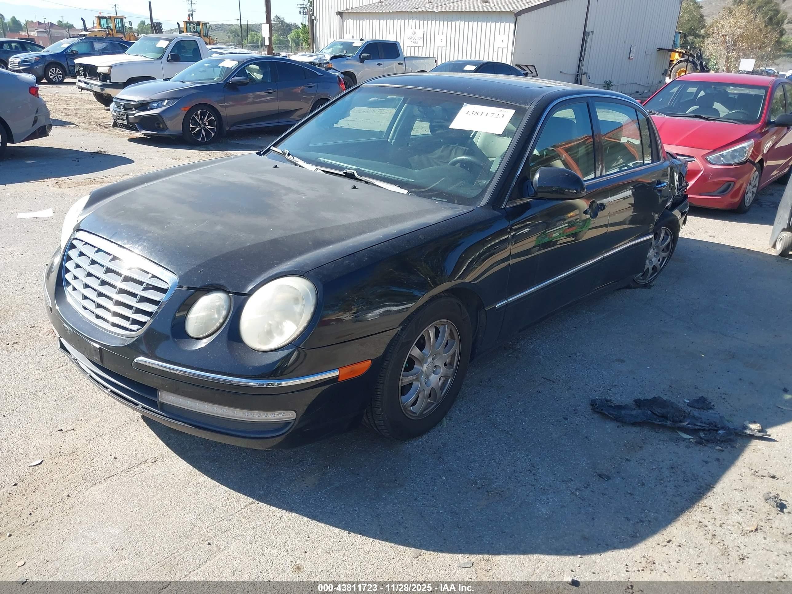 2008 Kia Amanti   Black vin: KNALD125985155335