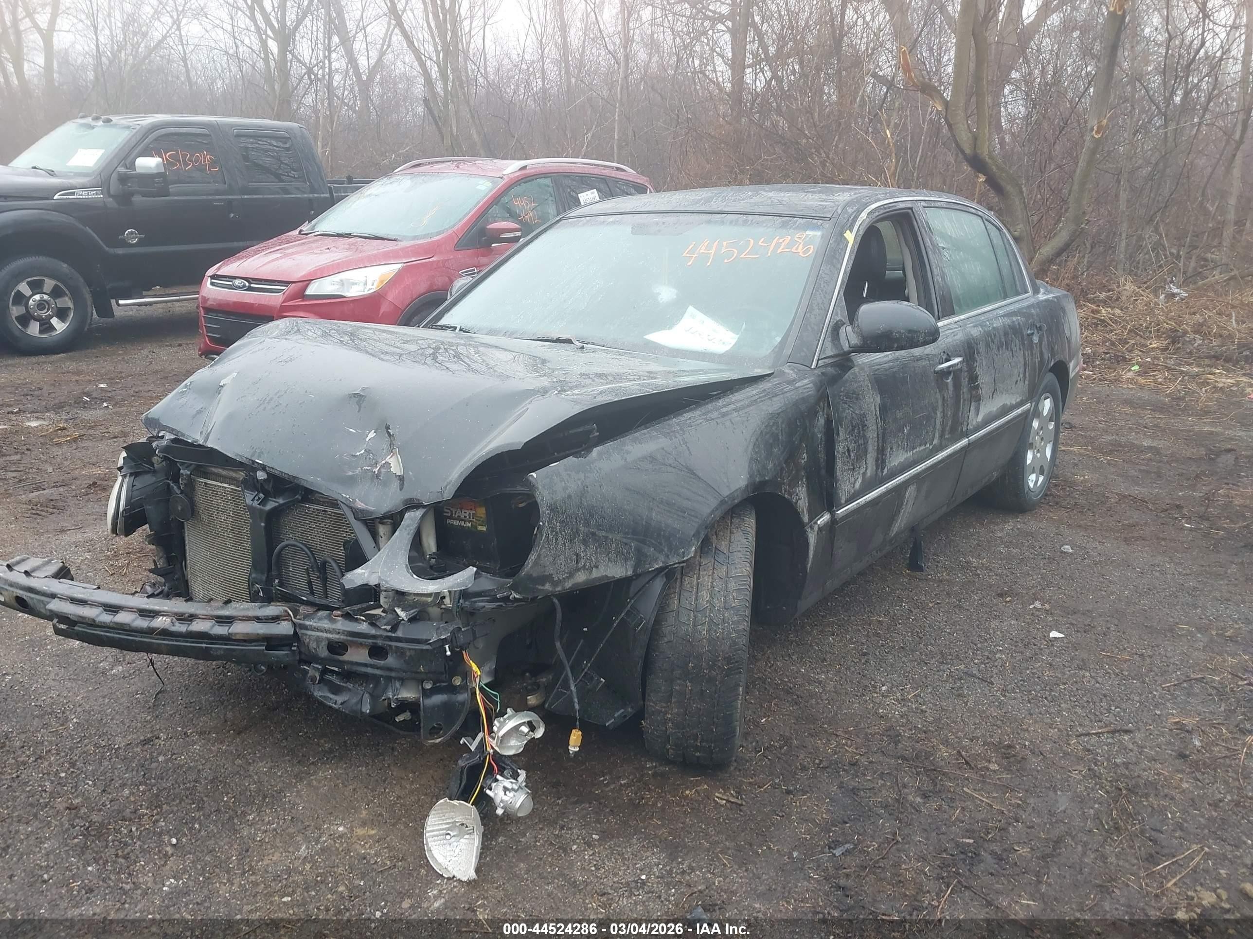 2008 Kia Amanti   Черный vin: KNALD125X85160981