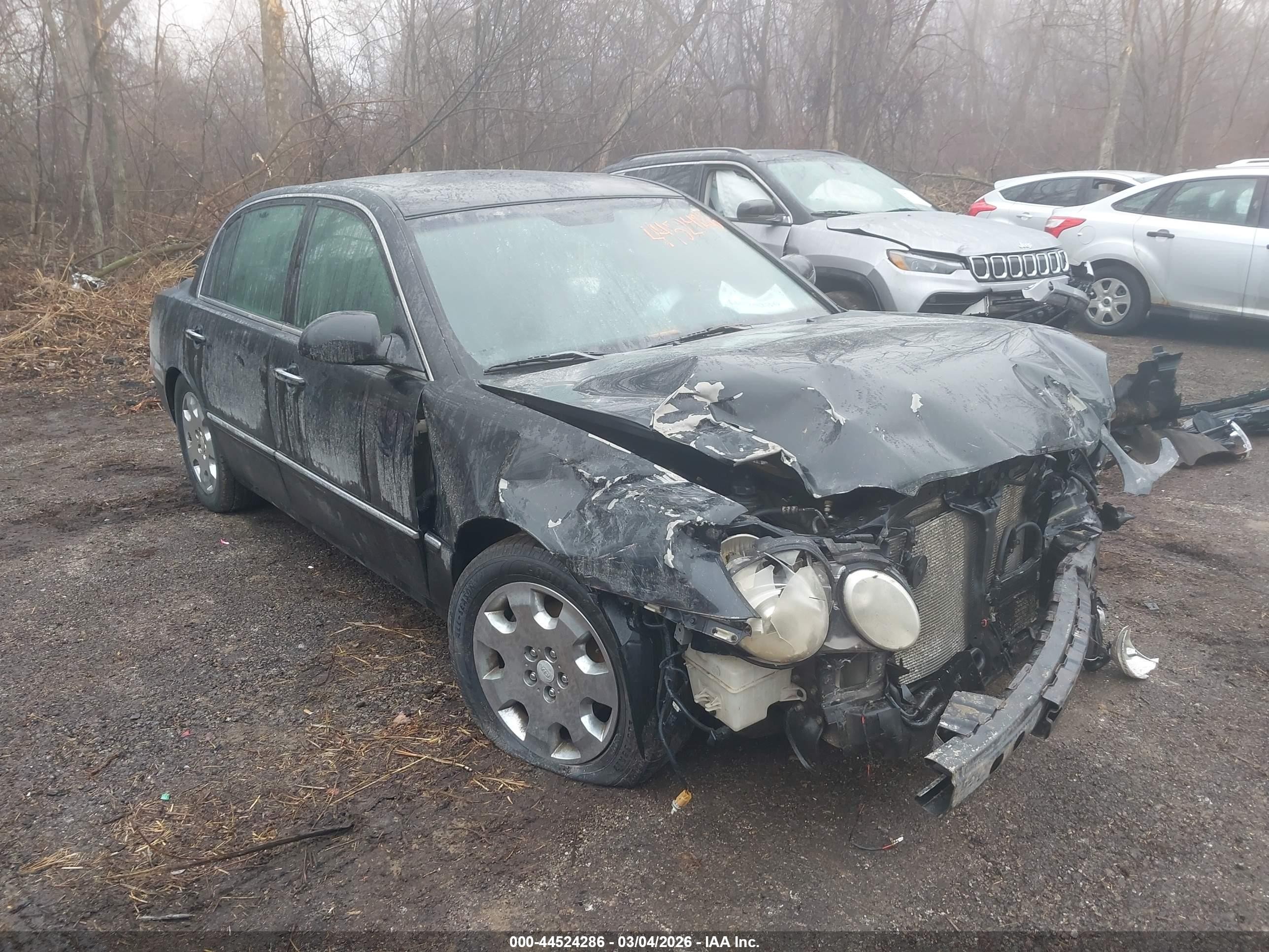 2008 Kia Amanti   Черный vin: KNALD125X85160981
