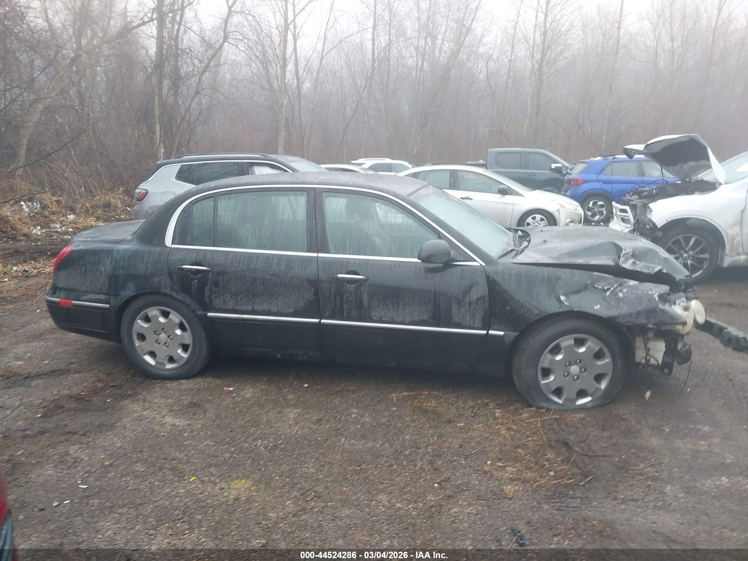 2008 Kia Amanti   Черный vin: KNALD125X85160981