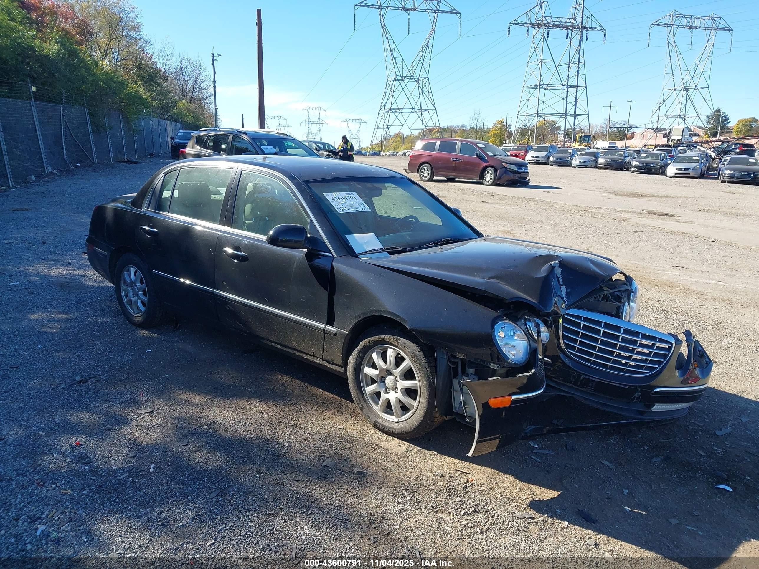 2009 Kia Amanti   Black vin: KNALD225395170274