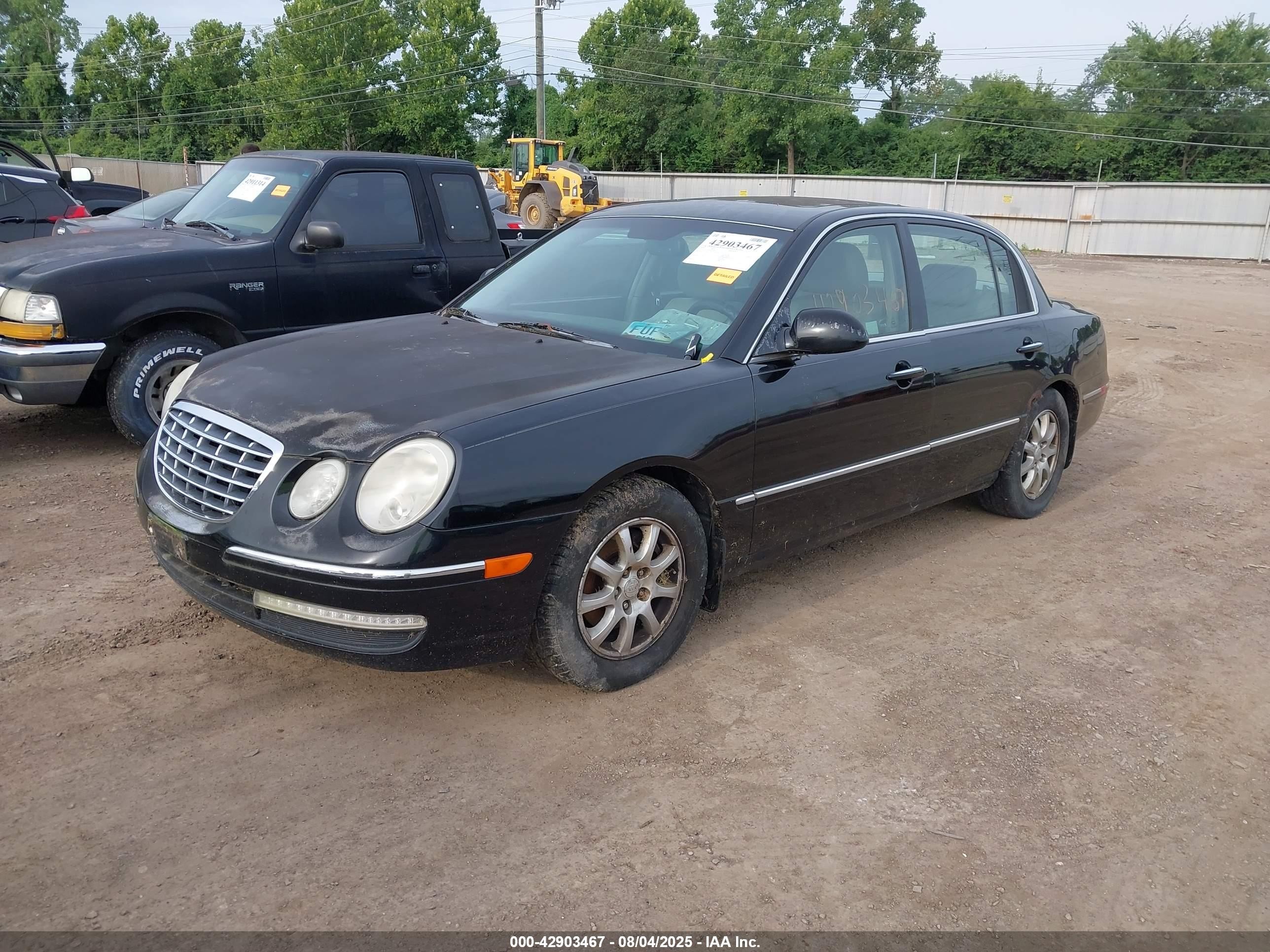 2009 Kia Amanti   Black vin: KNALD225X95170093