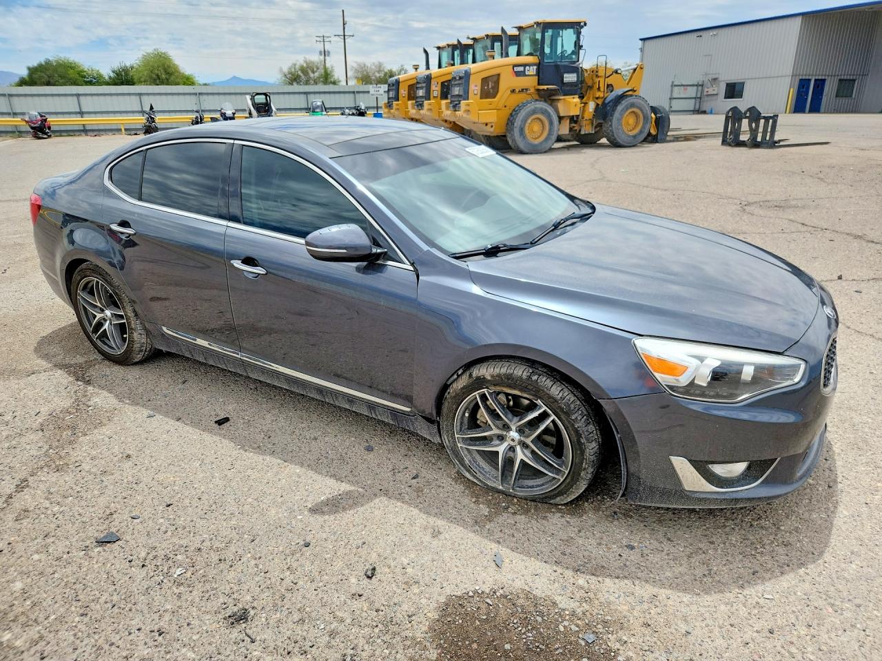 2014 Kia Cadenza Ex Угольный vin: KNALN4D70E5120773