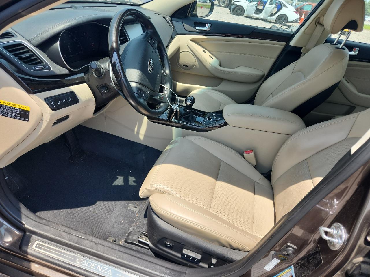 2014 Kia Cadenza Premium Серый vin: KNALN4D70E5128503