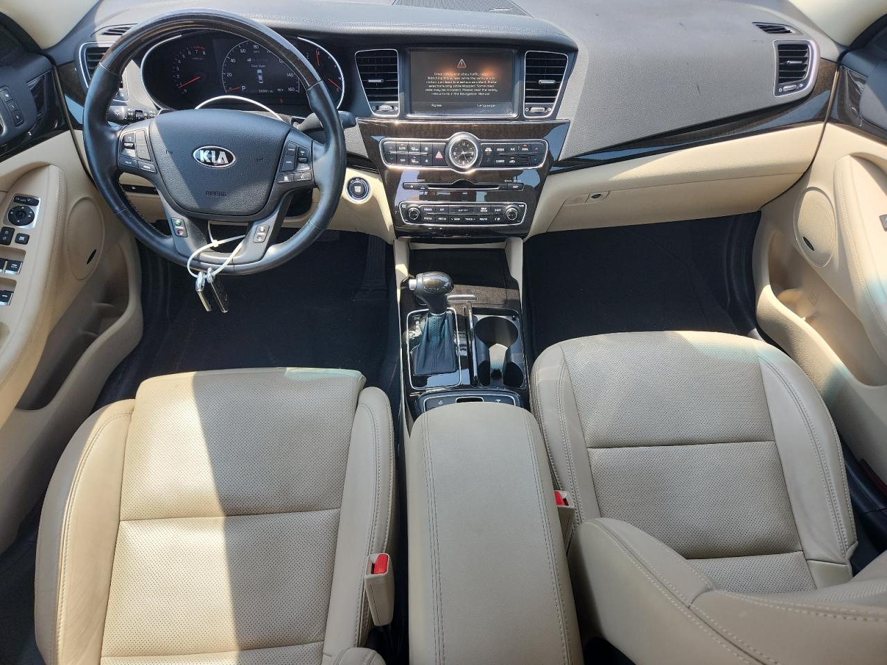 2014 Kia Cadenza Premium Серый vin: KNALN4D70E5128503