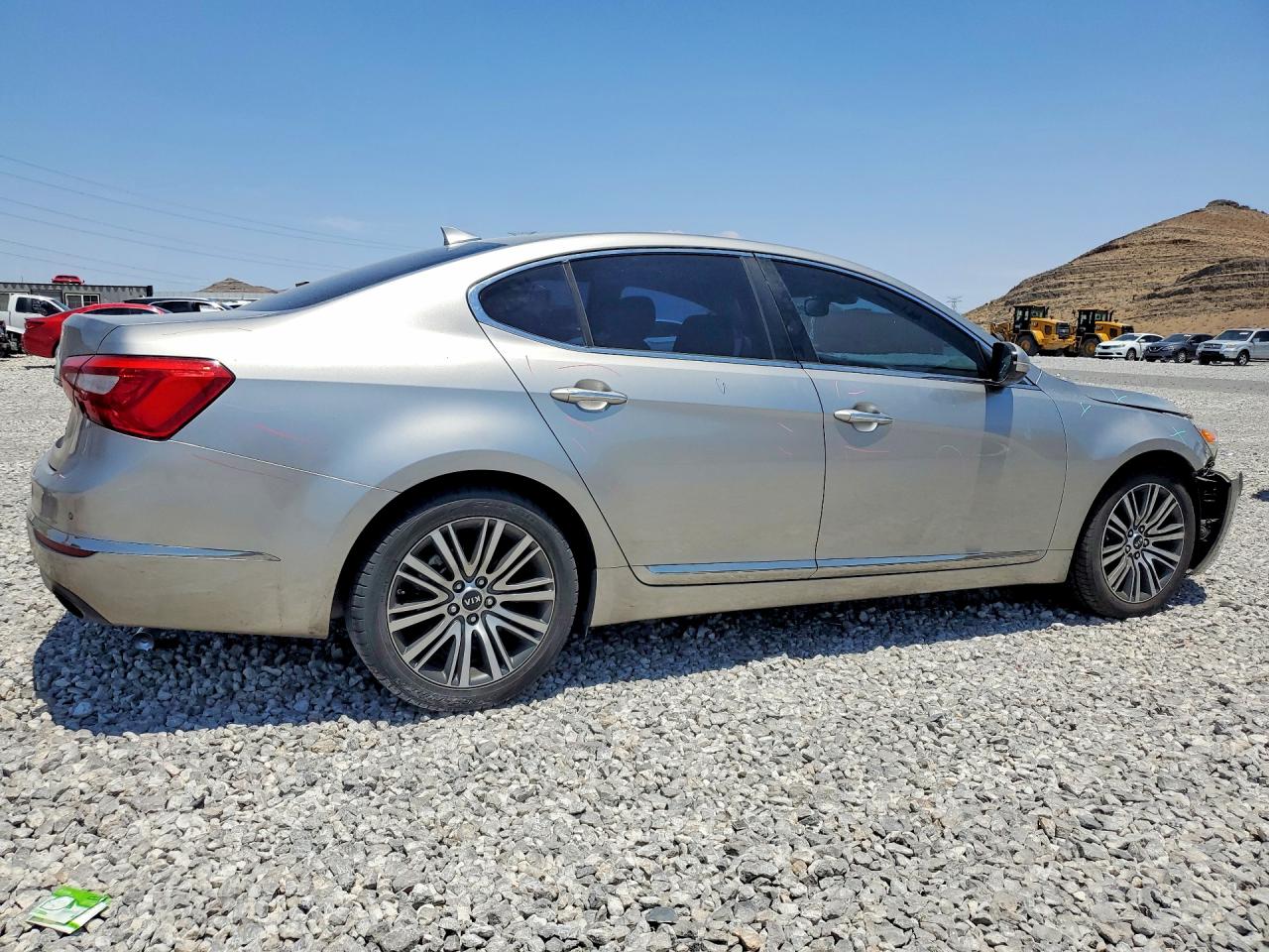2014 Kia Cadenza Premium Серебряный vin: KNALN4D70E5130672