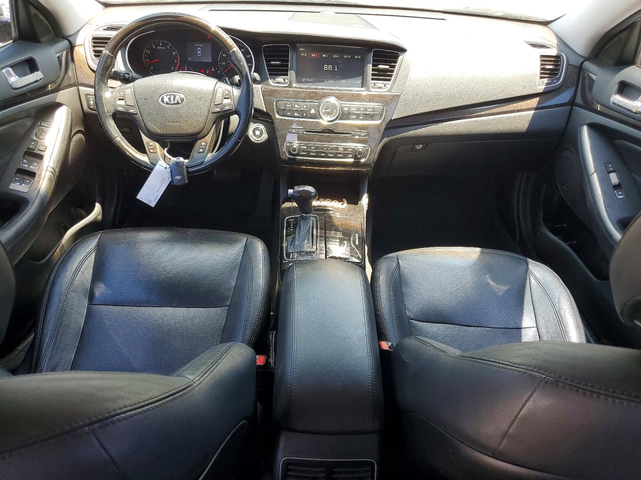 2014 Kia Cadenza Premium Серебряный vin: KNALN4D70E5130672