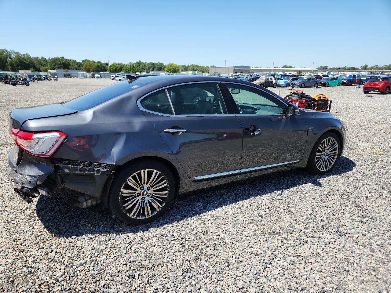 2014 Kia Cadenza Limited Black vin: KNALN4D70E5151747
